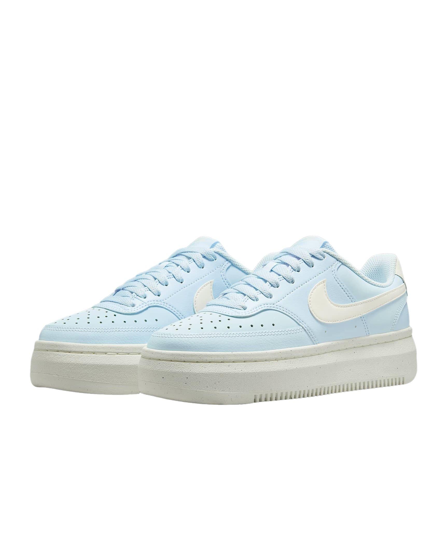 Nike Court Vision Alta "Blue Tint/Sail" Women's Shoe - BLUE TINT/SAIL Thumbnail View 4