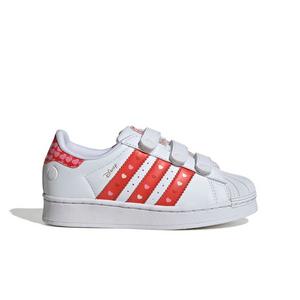 adidas Originals Disney Superstar LL CC "Core Black/Bright Red/Ftwr White" Preschool Girls' Shoe