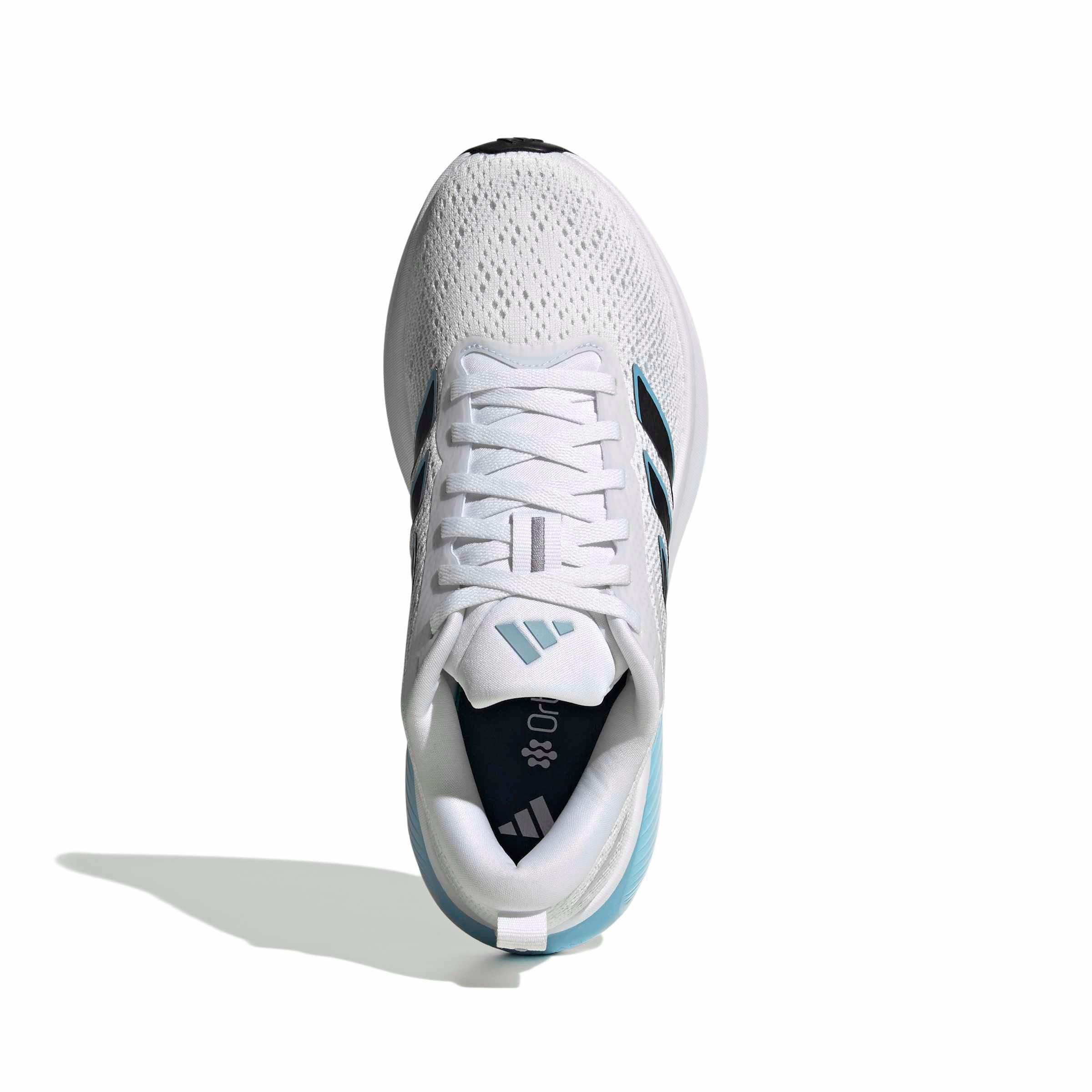 adidas Response Pace "Ftwr White/Core Black/Clear Blue" Women's Running Shoe - WHITE/BLACK/BLUE