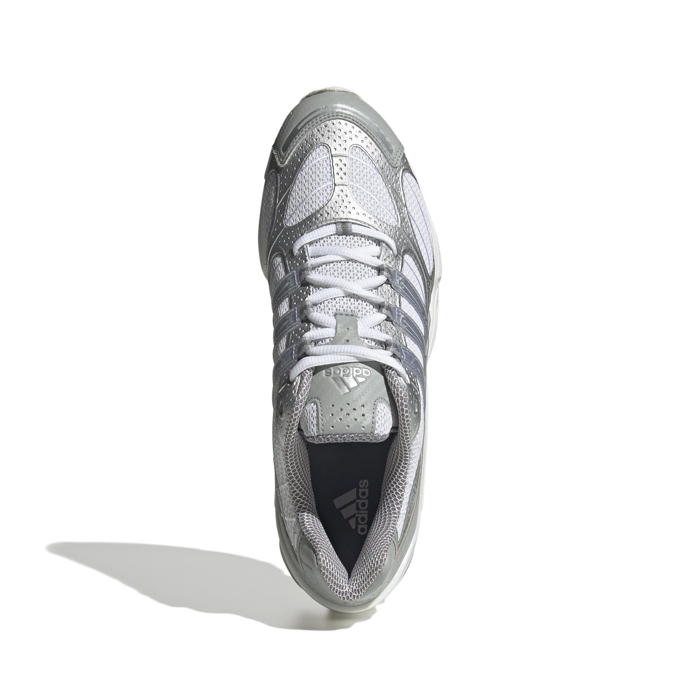 adidas Originals Ozweego Pro "Ftwr White/Silver Metallic/Core White" Unisex Shoe - WHITE/SILVER/WHITE Thumbnail View 5