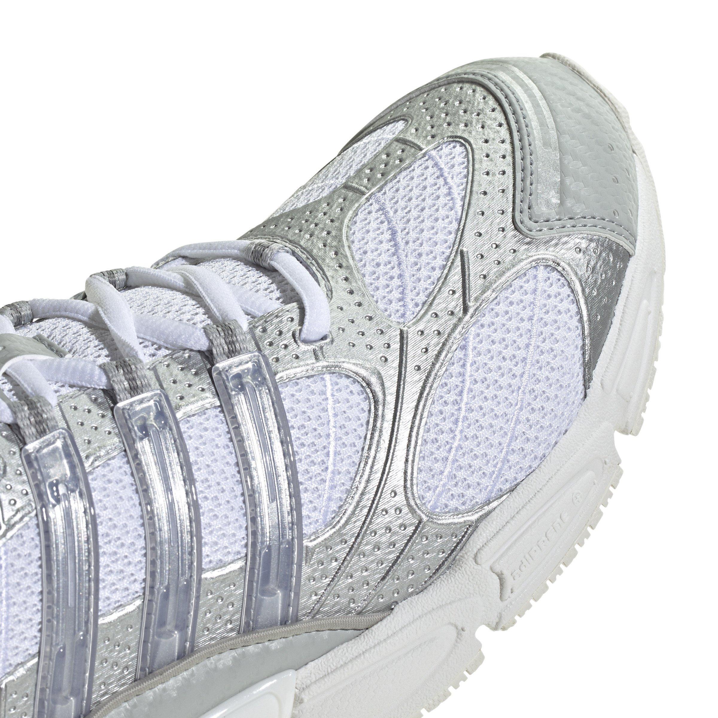 adidas Originals Ozweego Pro "Ftwr White/Silver Metallic/Core White" Unisex Shoe - WHITE/SILVER/WHITE Thumbnail View 7
