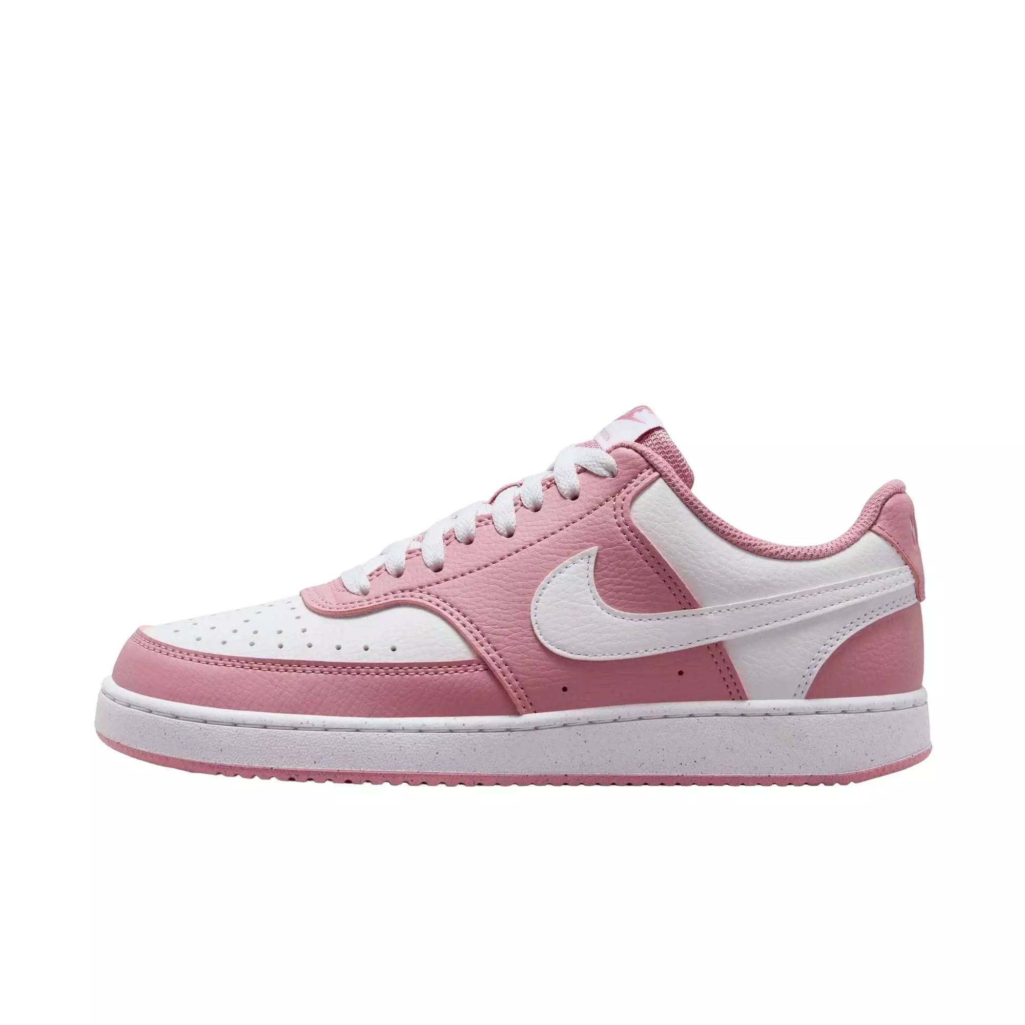 Nike Court Vision Low Next Nature "Elemental Pink/White" Women's Shoe - PINK/WHITE