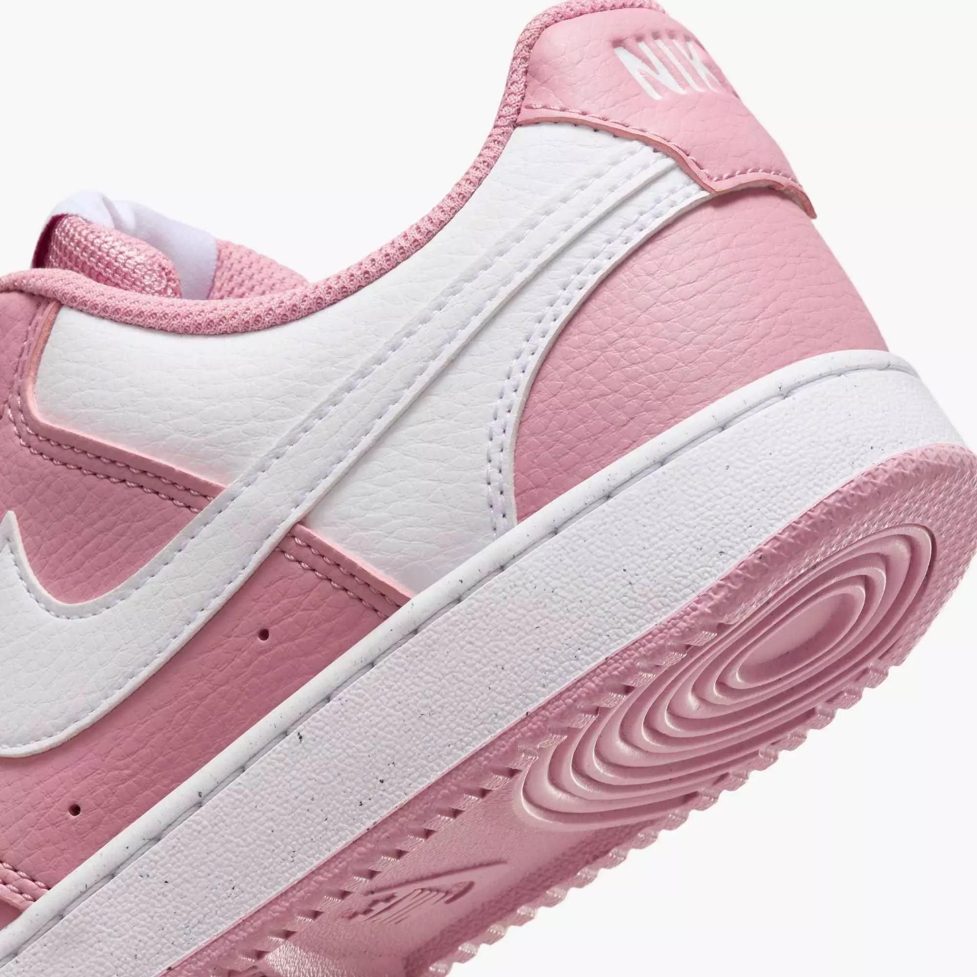 Nike Court Vision Low Next Nature "Elemental Pink/White" Women's Shoe - PINK/WHITE
