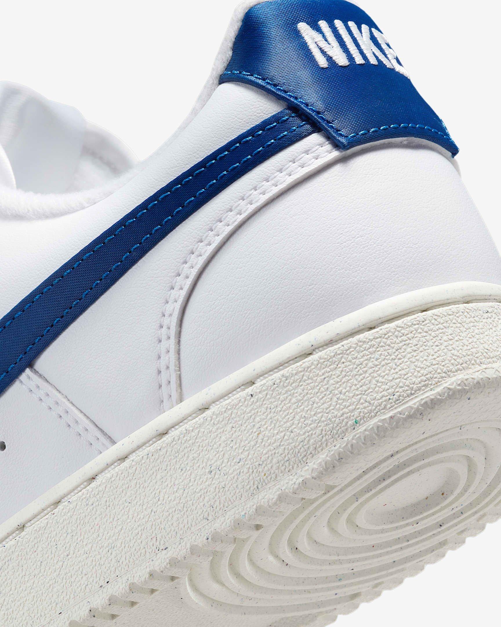 Nike Court Vision Low Next Nature "White/Sail/Game Royal" Women's Shoe - WHITE/SAIL/ROYAL Thumbnail View 7