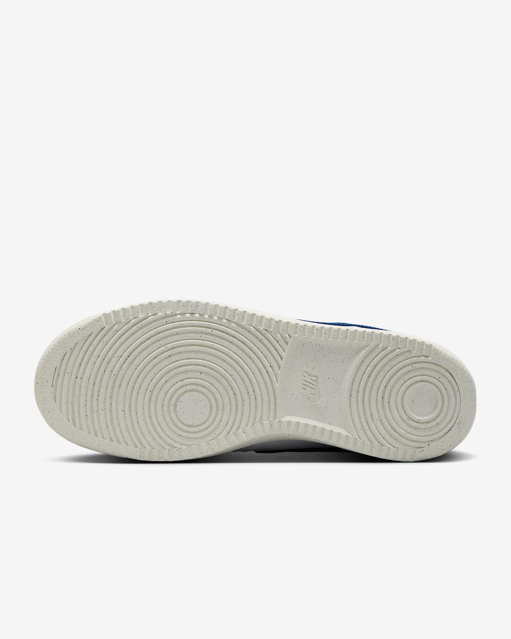Nike Court Vision Low Next Nature "White/Sail/Game Royal" Women's Shoe - WHITE/SAIL/ROYAL Thumbnail View 9