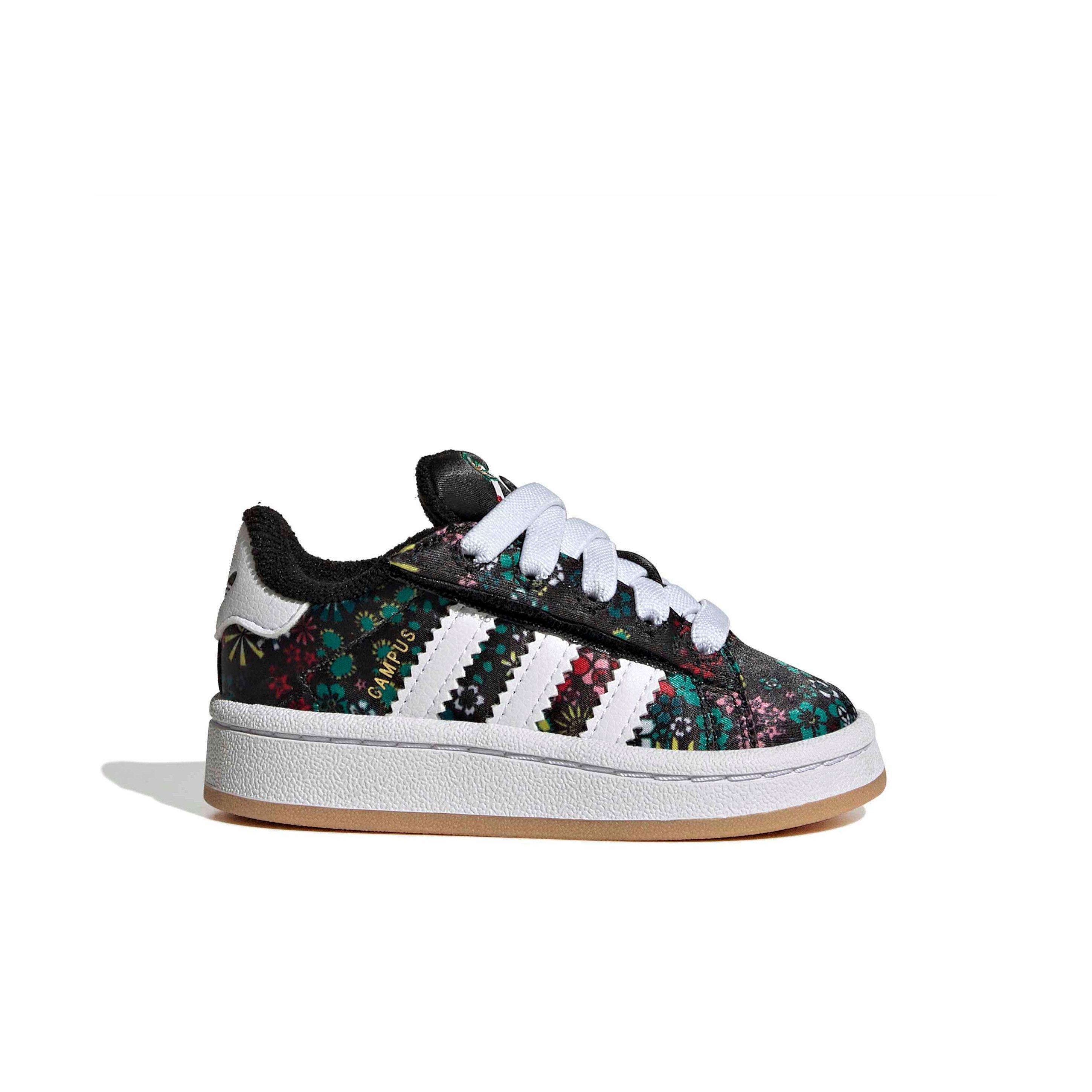 adidas Originals Liberty London Campus 00s CC "Core Black/White/Gold Metallic" Infant Girls' Shoe - BLACK/WHITE/GOLD Thumbnail View 1