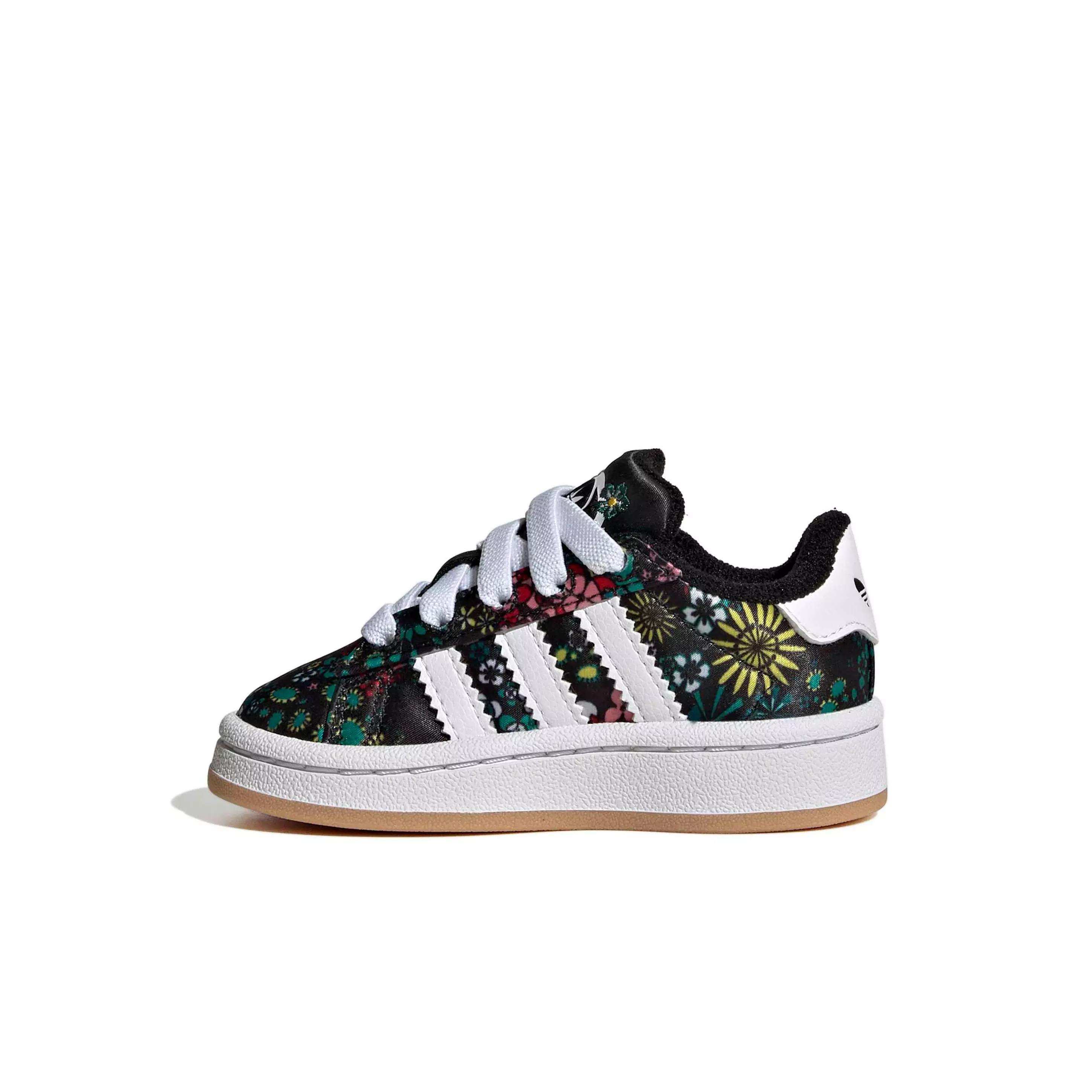 adidas Originals Liberty London Campus 00s CC "Core Black/White/Gold Metallic" Infant Girls' Shoe - BLACK/WHITE/GOLD