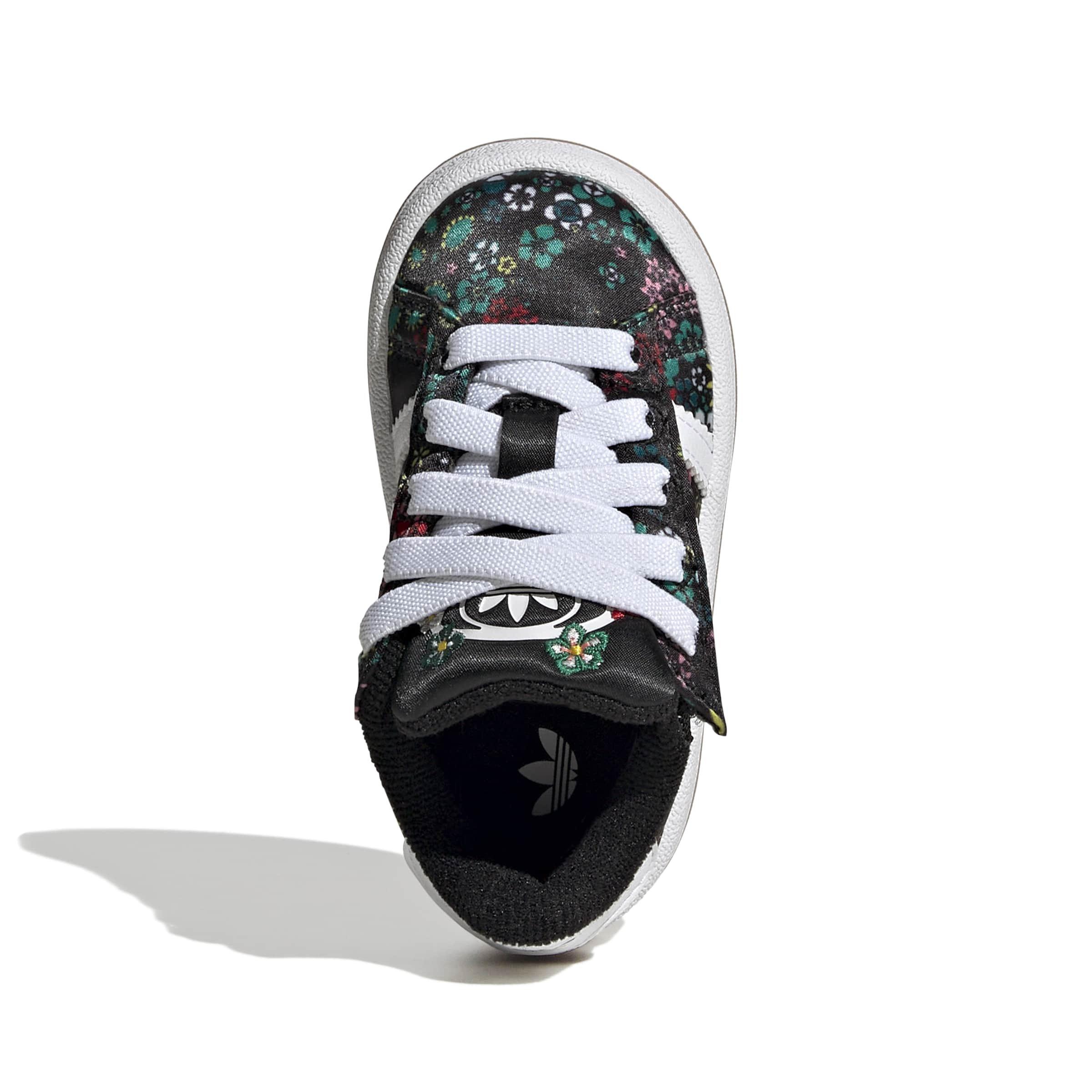 adidas Originals Liberty London Campus 00s CC "Core Black/White/Gold Metallic" Infant Girls' Shoe - BLACK/WHITE/GOLD Thumbnail View 5