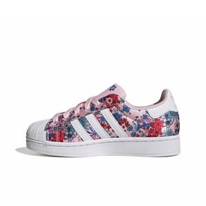 adidas Originals Liberty London Superstar II "Clear Pink/White/Light Pink" Grade School Girls' Shoe