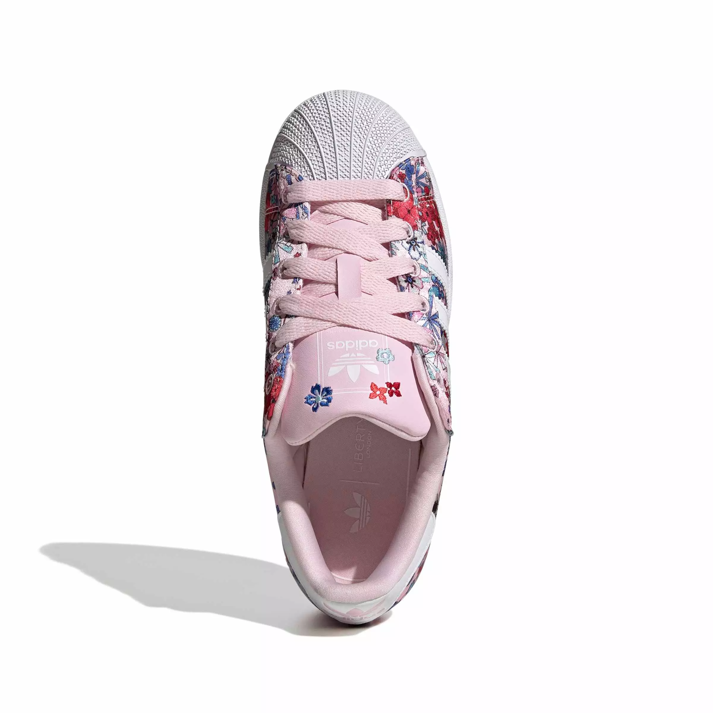 adidas Originals Liberty London Superstar II "Clear Pink/White/Light Pink" Grade School Girls' Shoe - PINK/WHITE/LT PINK