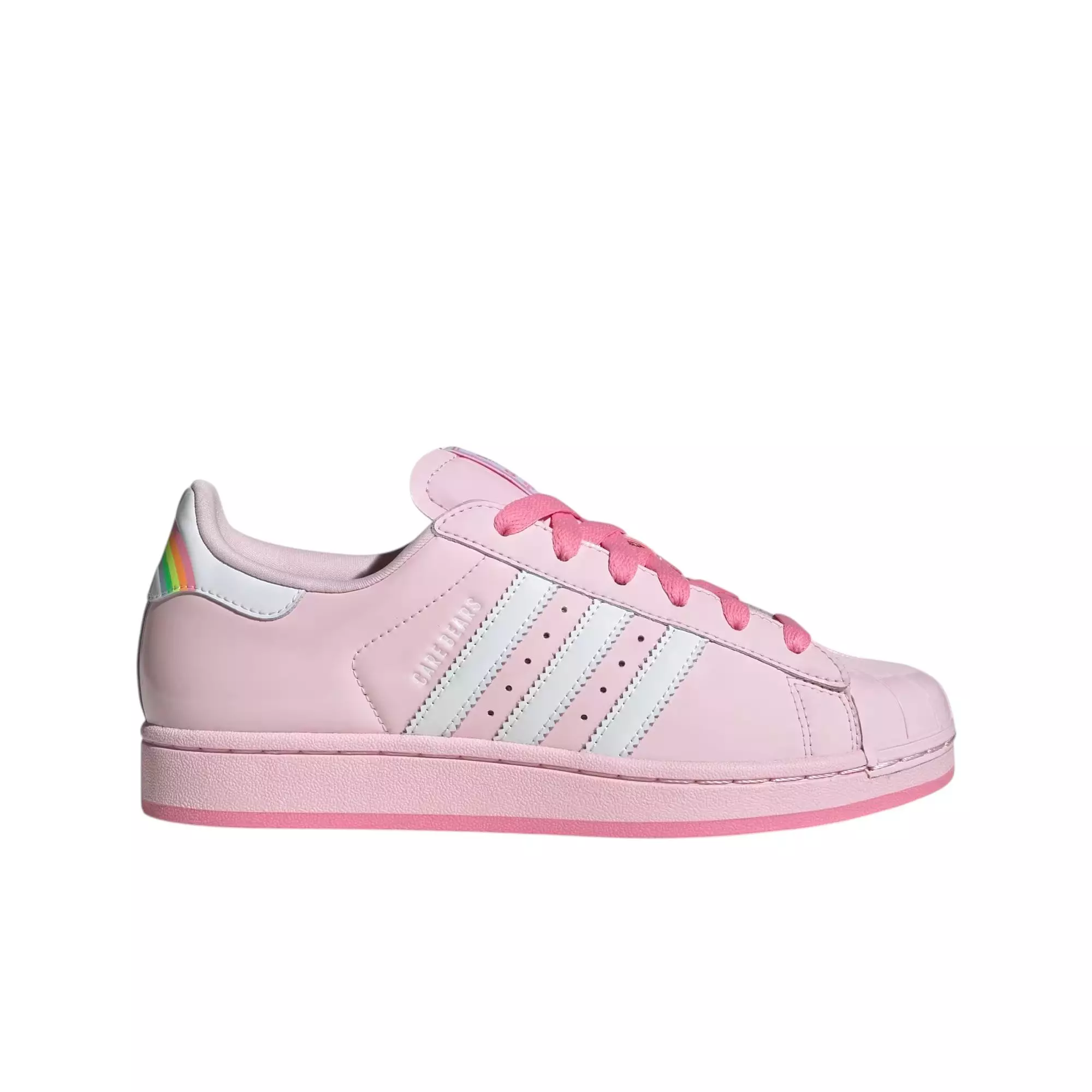 adidas Originals Care bears Superstar II "Clear Pink/Cloud White/Bliss Pink" Women's Shoe - PINK/WHITE