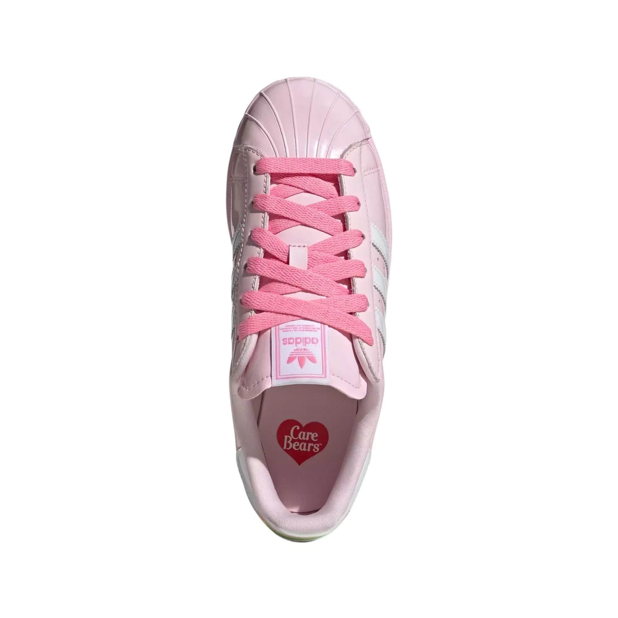 adidas Originals Care bears Superstar II "Clear Pink/Cloud White/Bliss Pink" Women's Shoe - PINK/WHITE