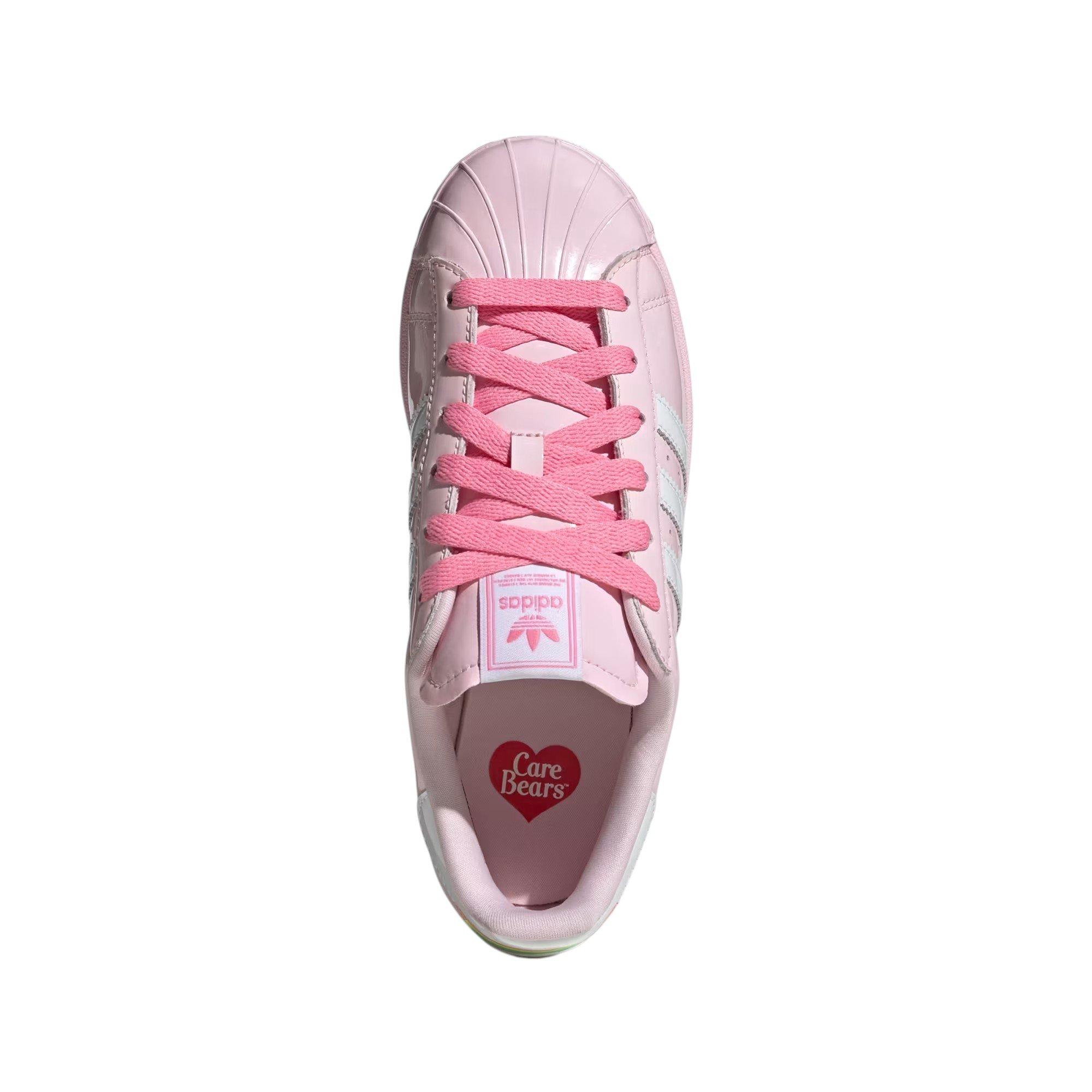 adidas Originals Care bears Superstar II "Clear Pink/Cloud White/Bliss Pink" Women's Shoe - PINK/WHITE