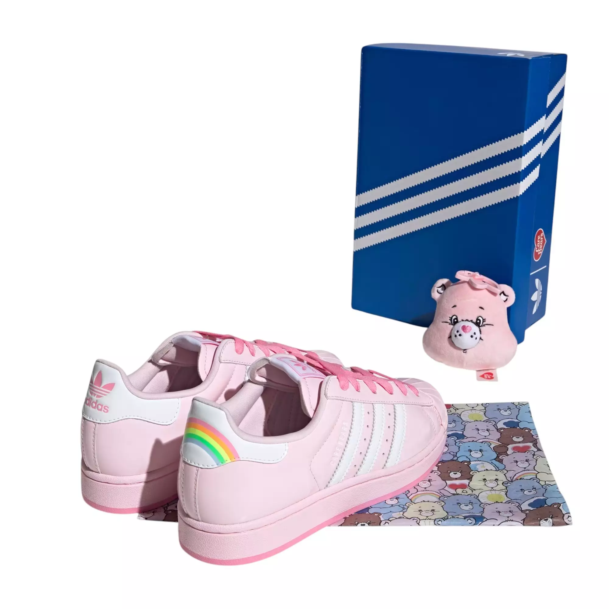 adidas Originals Superstar II "Care Bears" Women's Shoe - PINK/WHITE