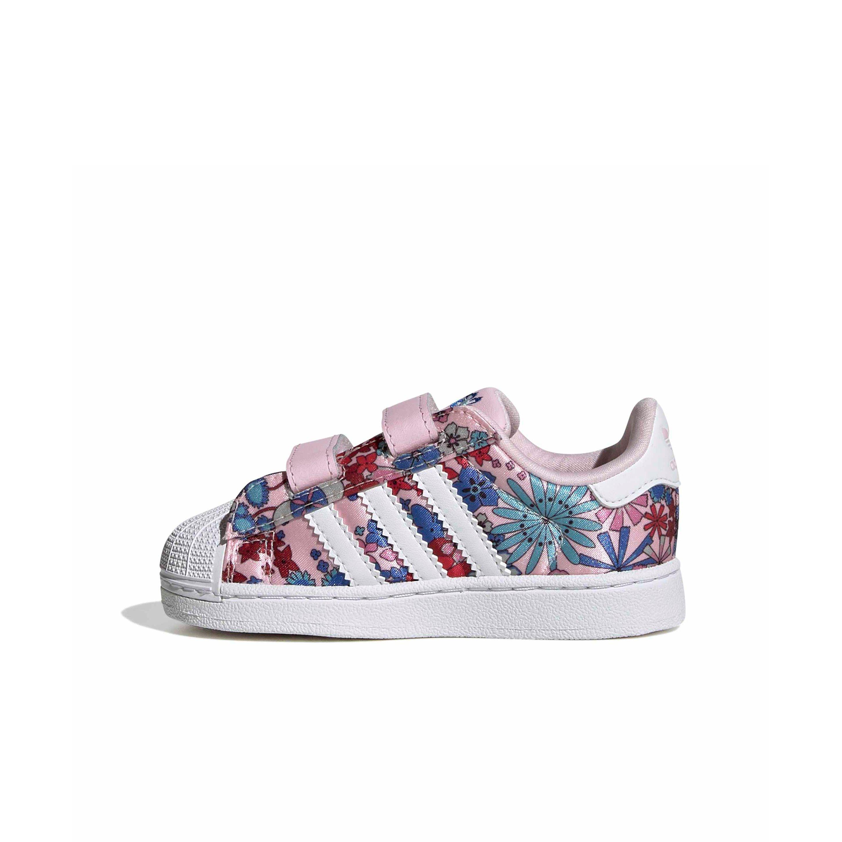 adidas Originals Liberty London Superstar II CC "Clear Pink/White/Light Pink" Infant Girls' Shoe - PINK/WHITE/LT PINK Thumbnail View 2
