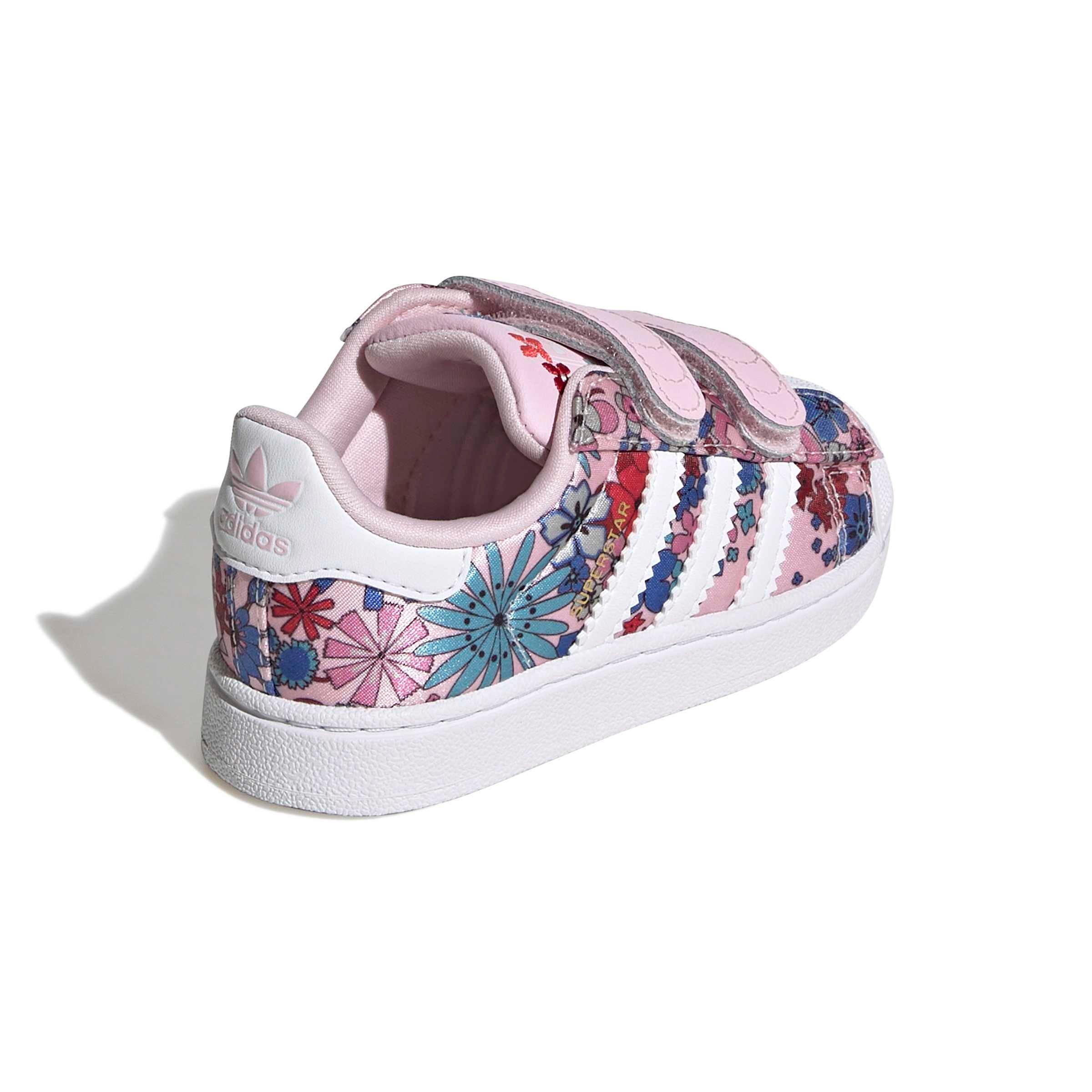 adidas Originals Liberty London Superstar II CC "Clear Pink/White/Light Pink" Infant Girls' Shoe - PINK/WHITE/LT PINK Thumbnail View 4