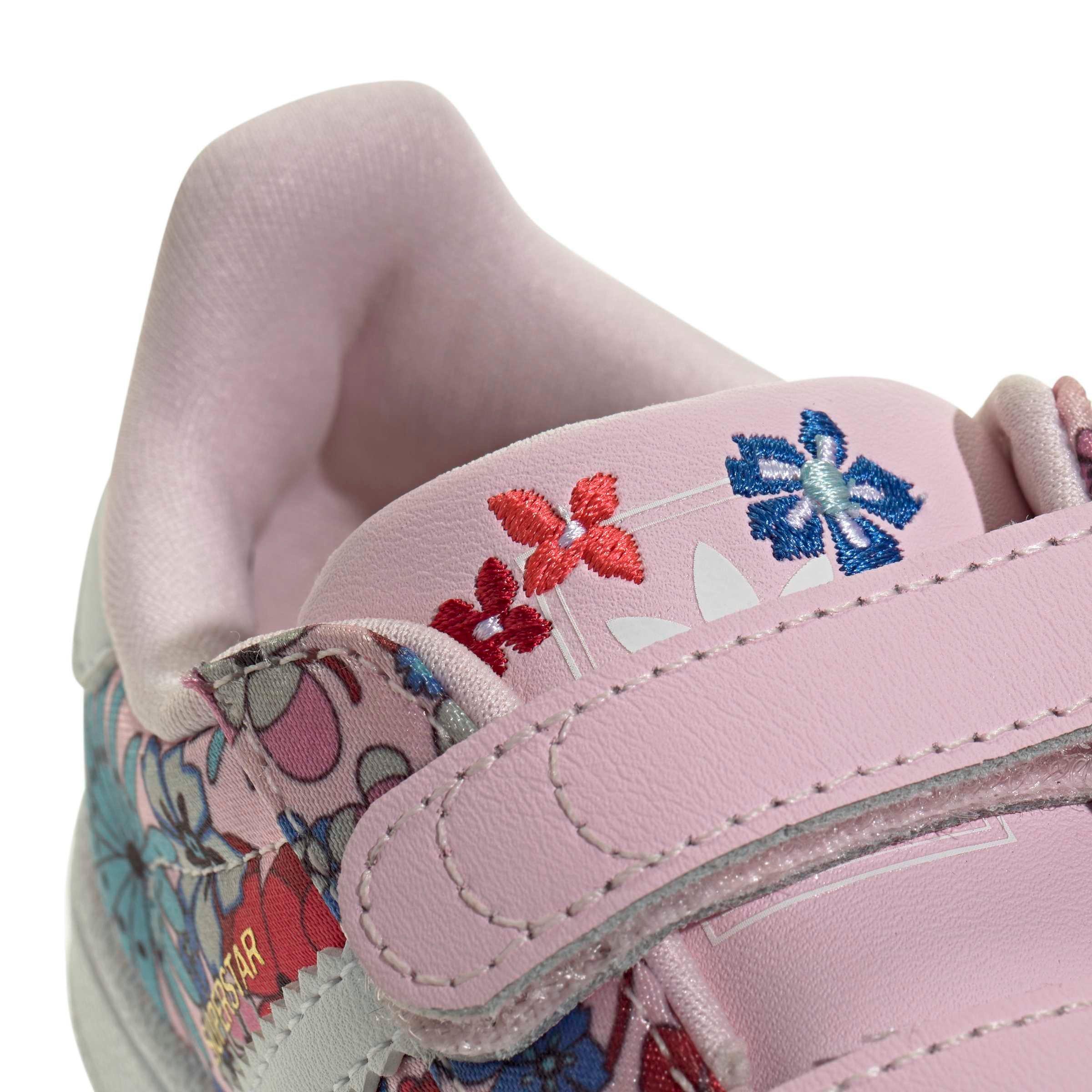 adidas Originals Liberty London Superstar II CC "Clear Pink/White/Light Pink" Infant Girls' Shoe - PINK/WHITE/LT PINK Thumbnail View 7