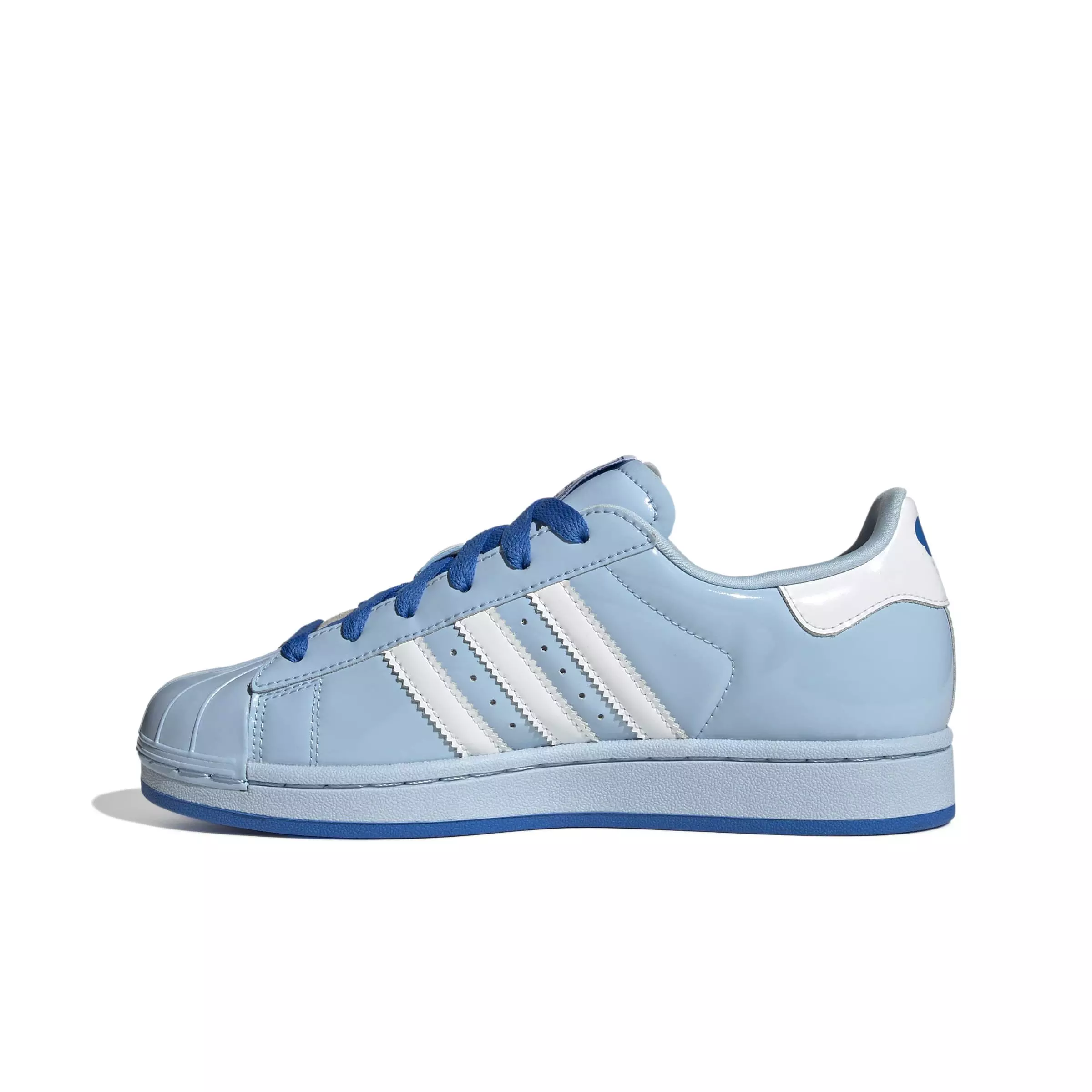 adidas Originals Care bears Superstar II "Clear Sky/Cloud White/Blue Bird" Women's Shoe - BLUE/WHITE