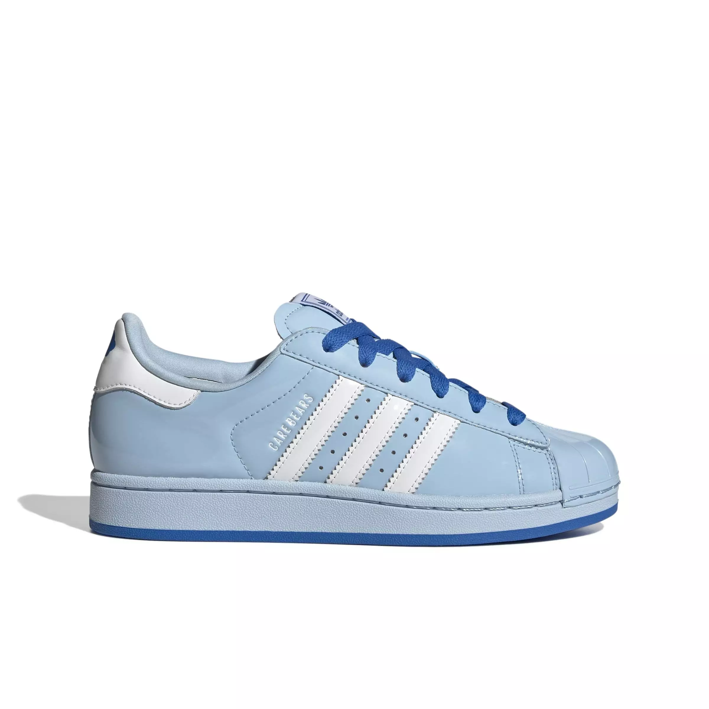 adidas Originals Care bears Superstar II "Clear Sky/Cloud White/Blue Bird" Women's Shoe - BLUE/WHITE
