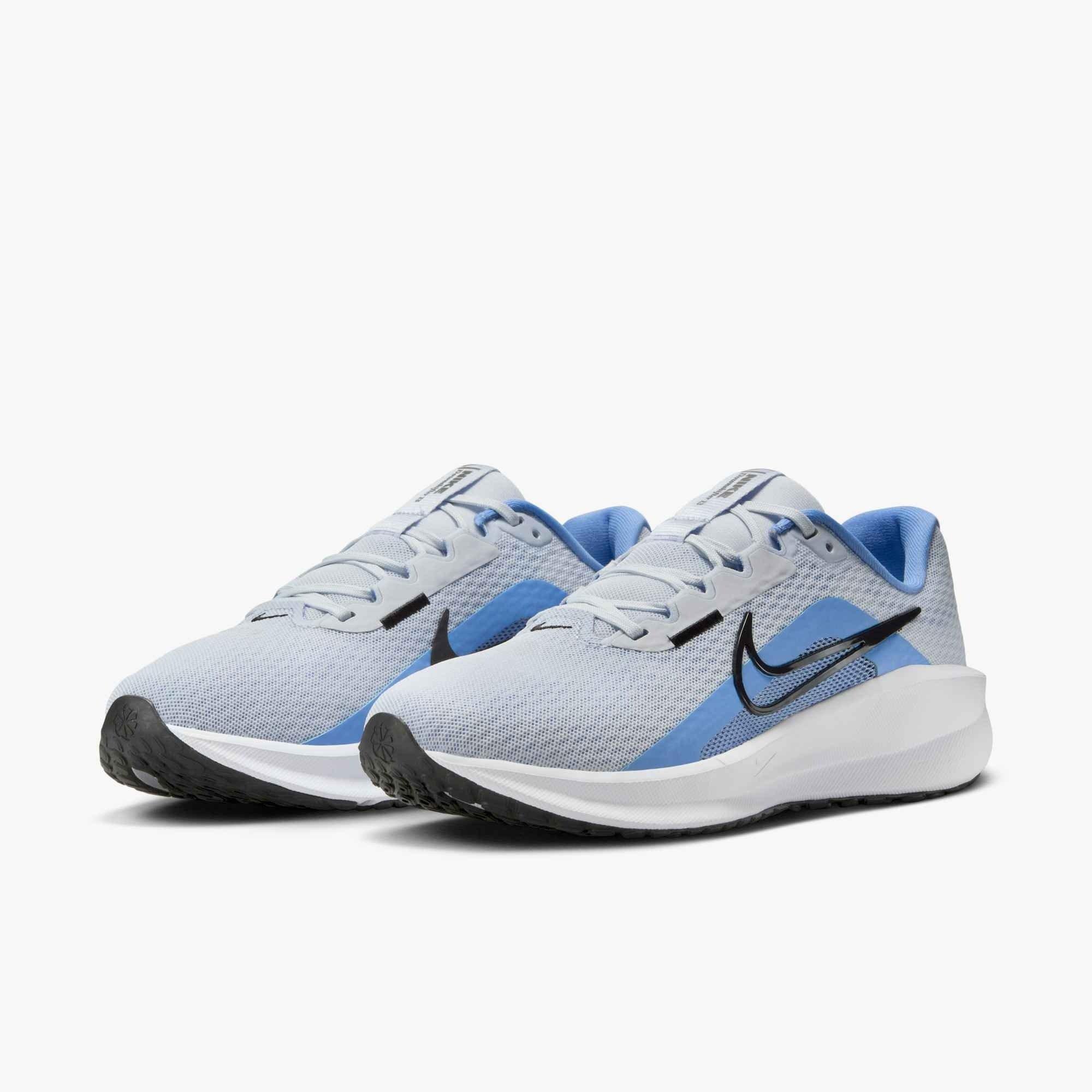 Nike Downshifter 13 "Football Grey/Royal Pulse/White/Black" Women's Running Shoe - GREY/ROYAL/WHITE/BLACK Thumbnail View 4
