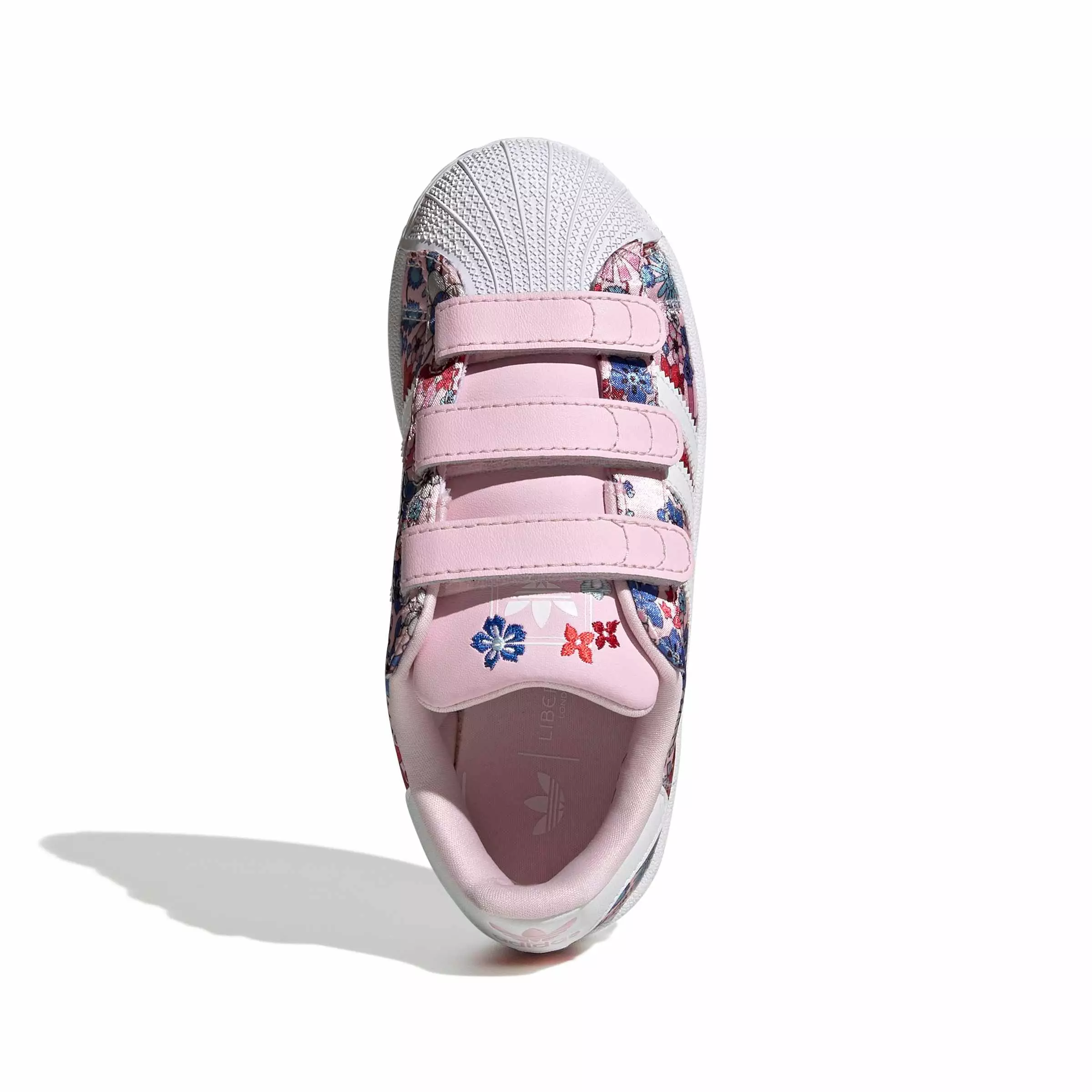 adidas Originals Liberty London Superstar II CC "Clear Pink/White/Light Pink" Preschool Girls' Shoe - PINK/WHITE/LT PINK
