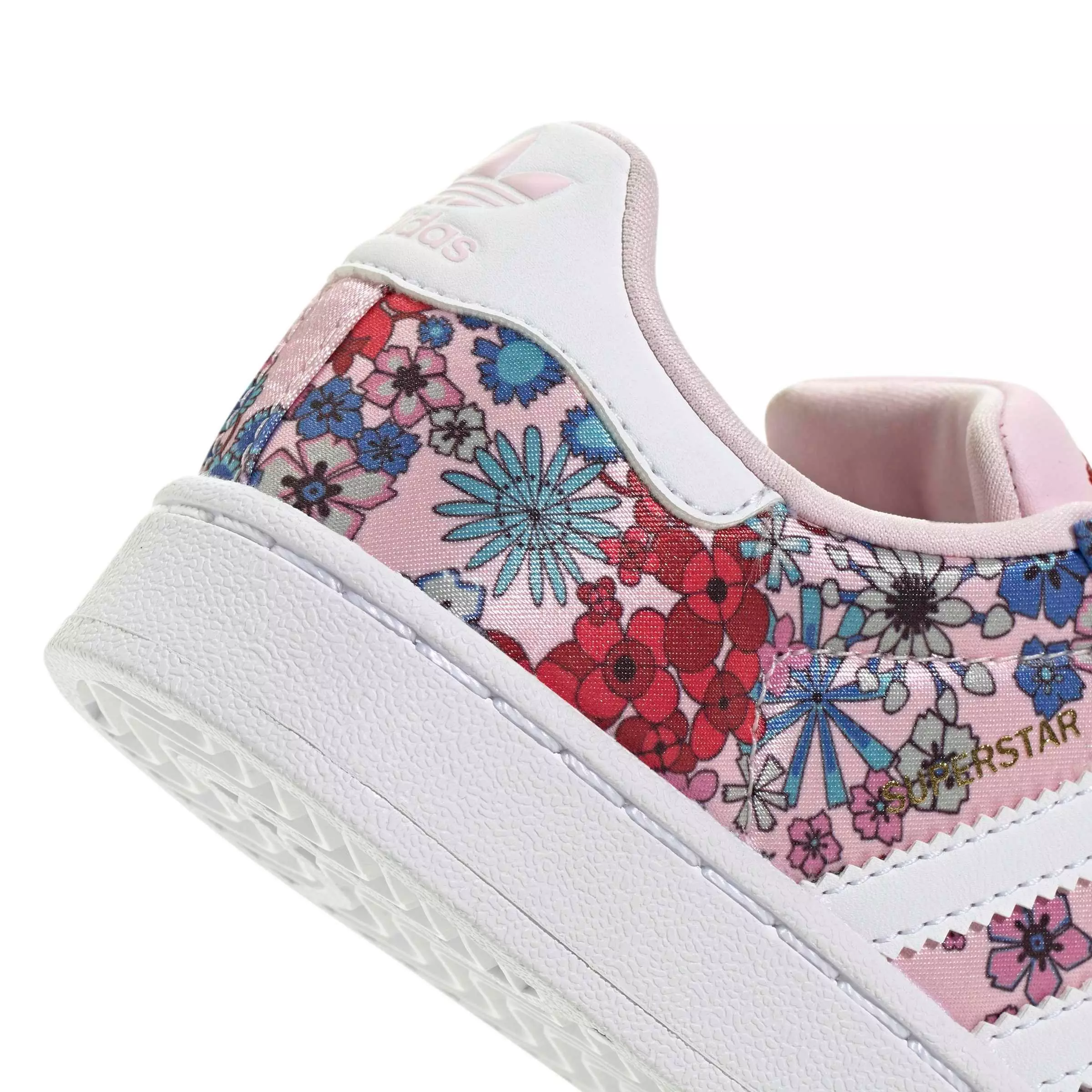 adidas Originals Liberty London Superstar II CC "Clear Pink/White/Light Pink" Preschool Girls' Shoe - PINK/WHITE/LT PINK