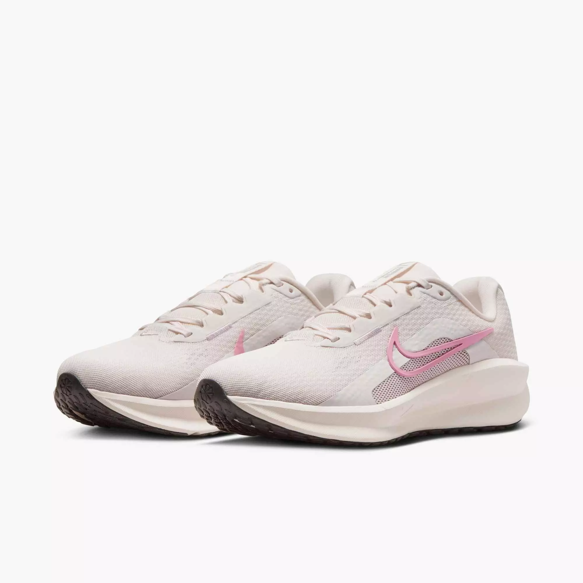 Nike Downshifter 13 "Phantom/Summit White/Sail/Elemental Pink" Women's Wide Running Shoe - PHANTOM/WHITE/SAIL/PINK