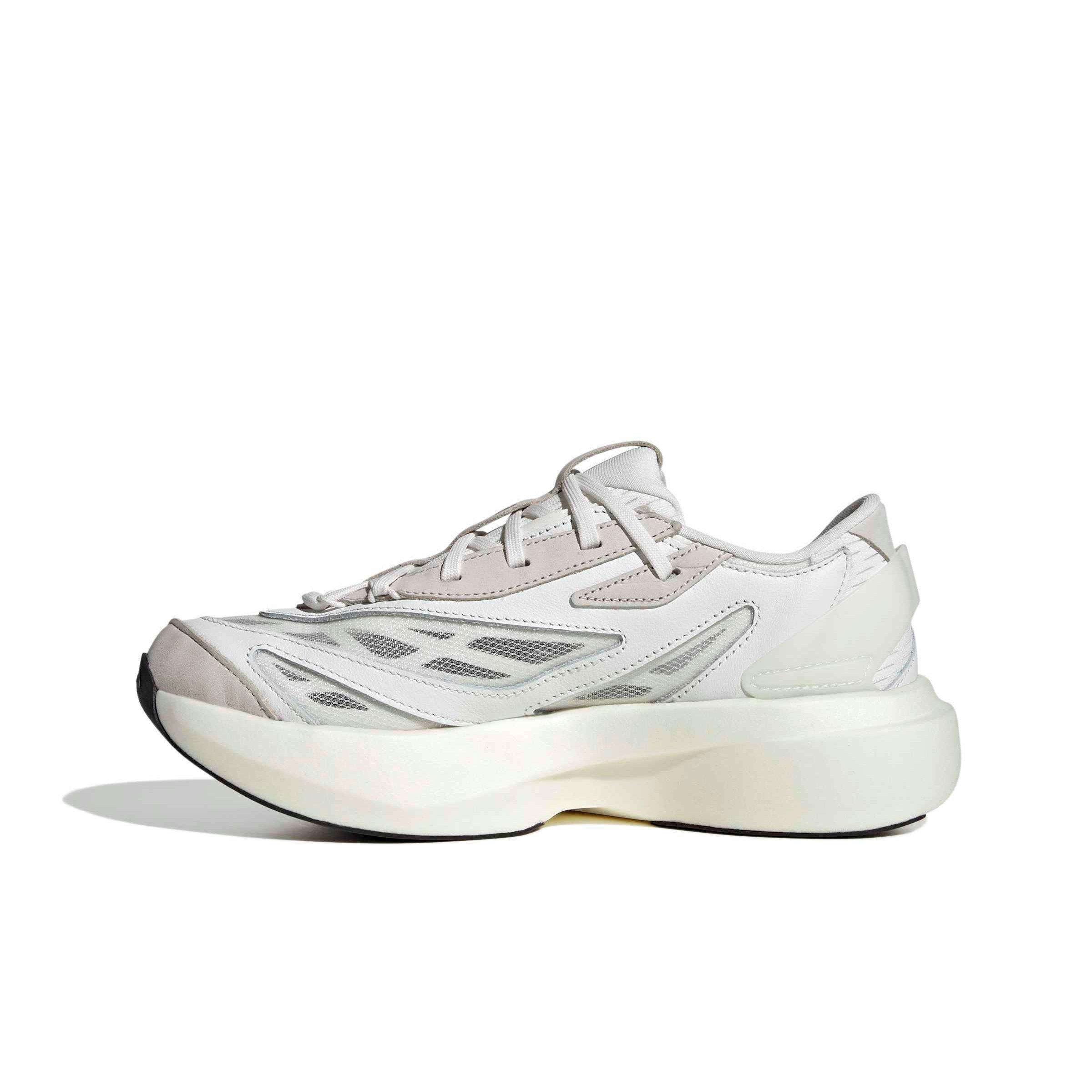 adidas Lightblaze Evo SL "Core White/Matte Silver/Core Black" Women's Shoe - WHITE/SILVER/BLACK