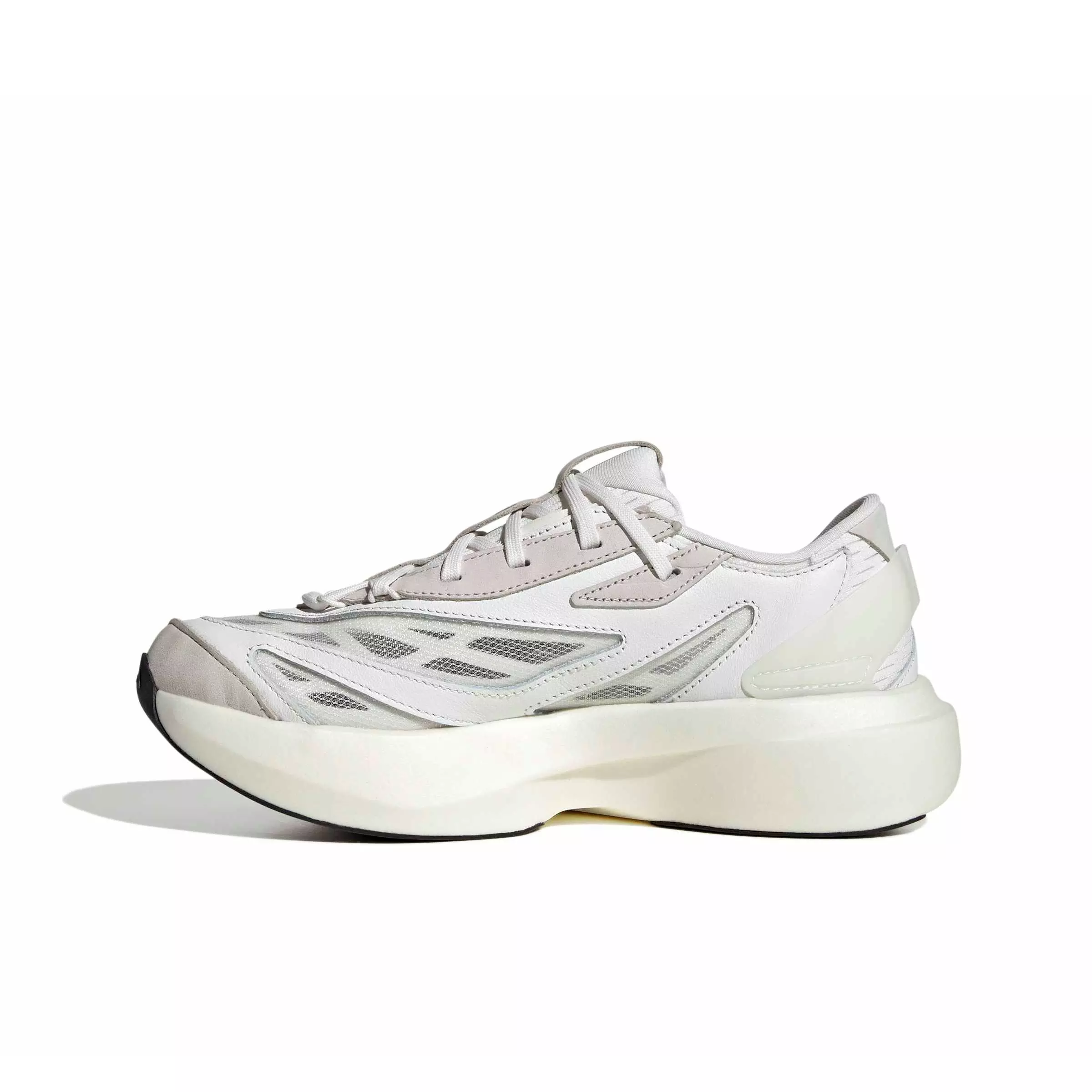 adidas Lightblaze Evo SL "Core White/Matte Silver/Core Black" Women's Shoe - WHITE/SILVER/BLACK