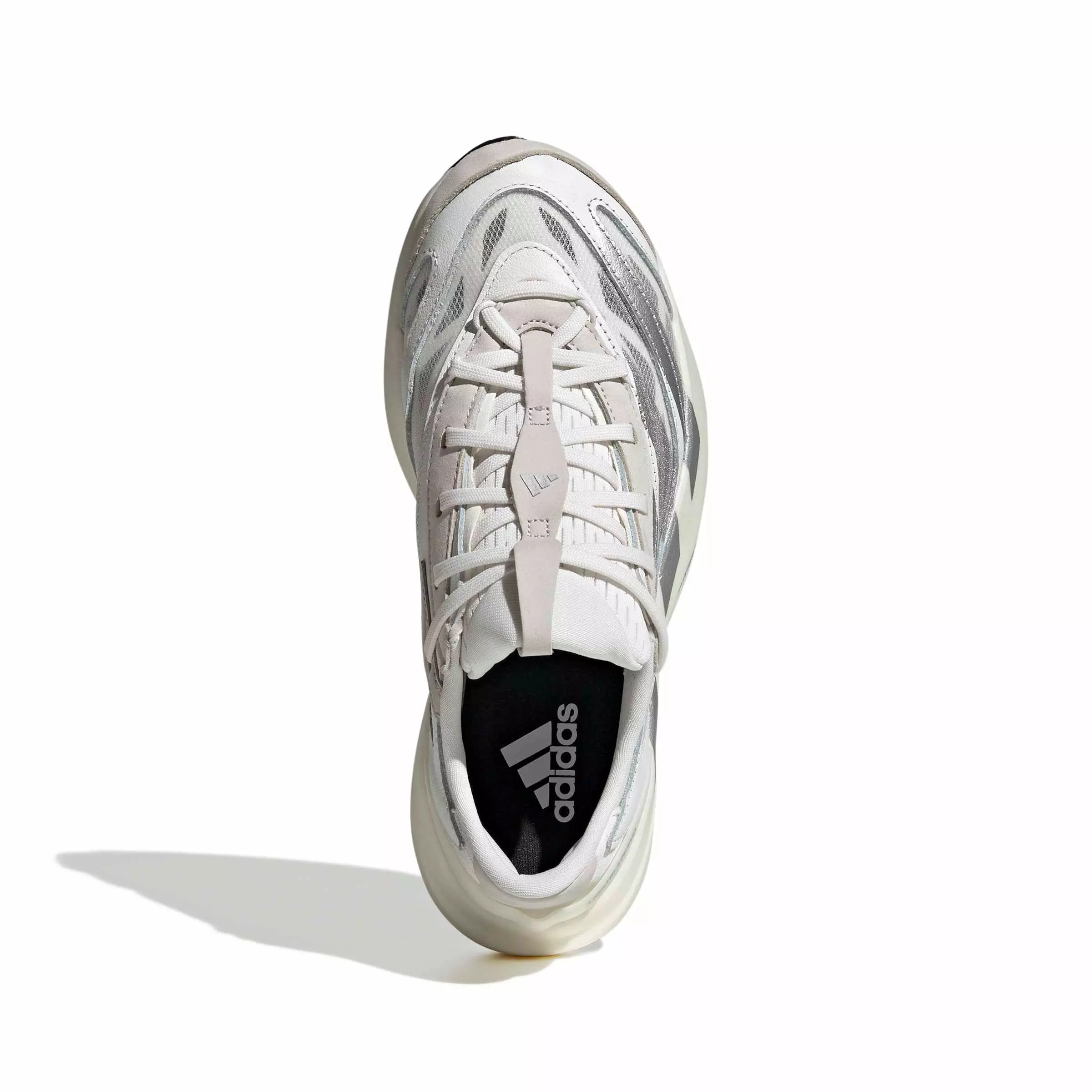adidas Lightblaze Evo SL "Core White/Matte Silver/Core Black" Women's Shoe - WHITE/SILVER/BLACK