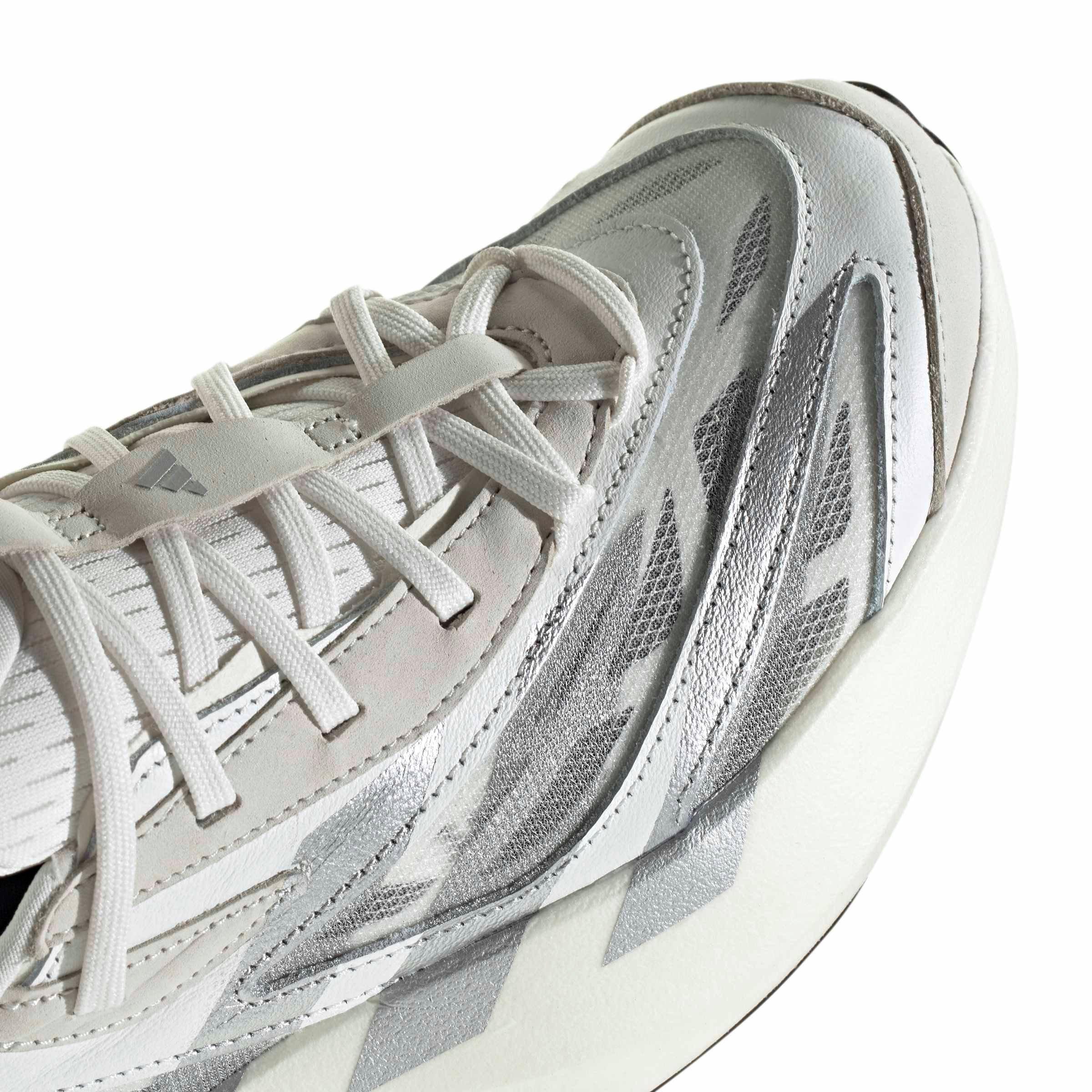 adidas Lightblaze Evo SL "Core White/Matte Silver/Core Black" Women's Shoe - WHITE/SILVER/BLACK