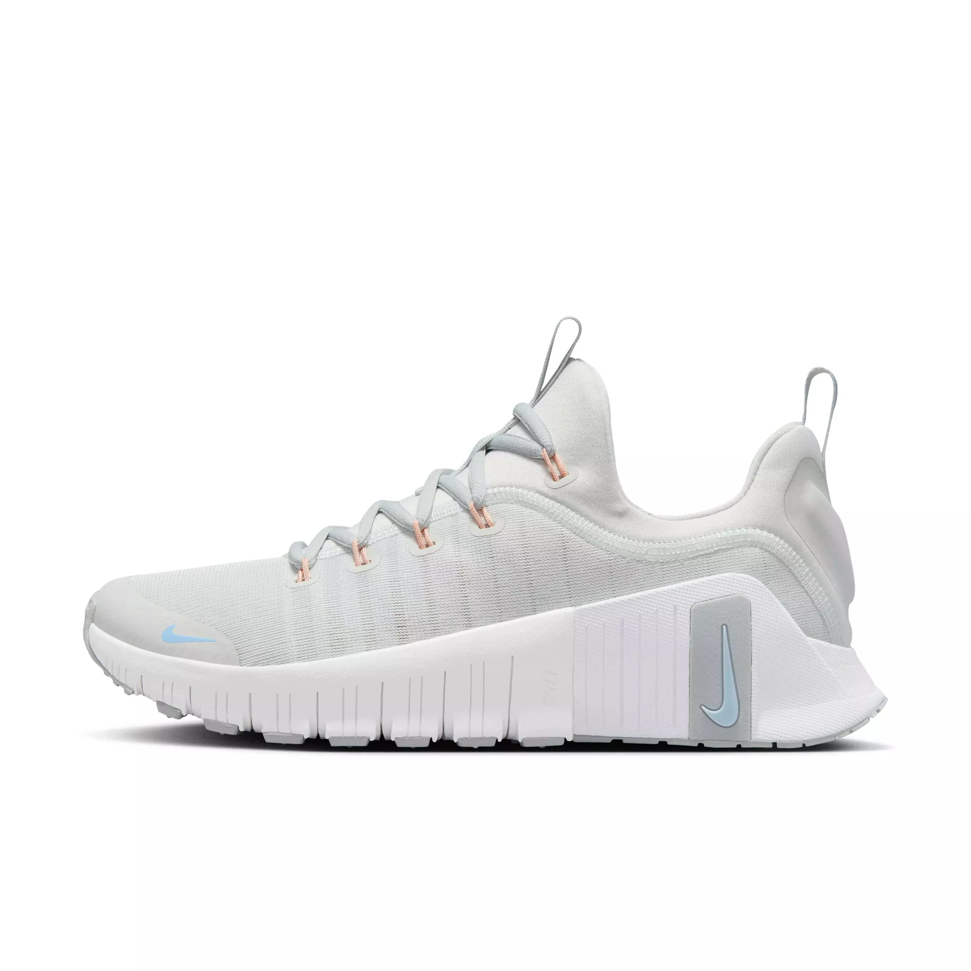 Nike Free Metcon 6 "Photon Dust/Lt Smoke Grey/Summit White/Metallic Silver" Women's Training Shoe - DUST/LT GREY/WHITE/SILVER