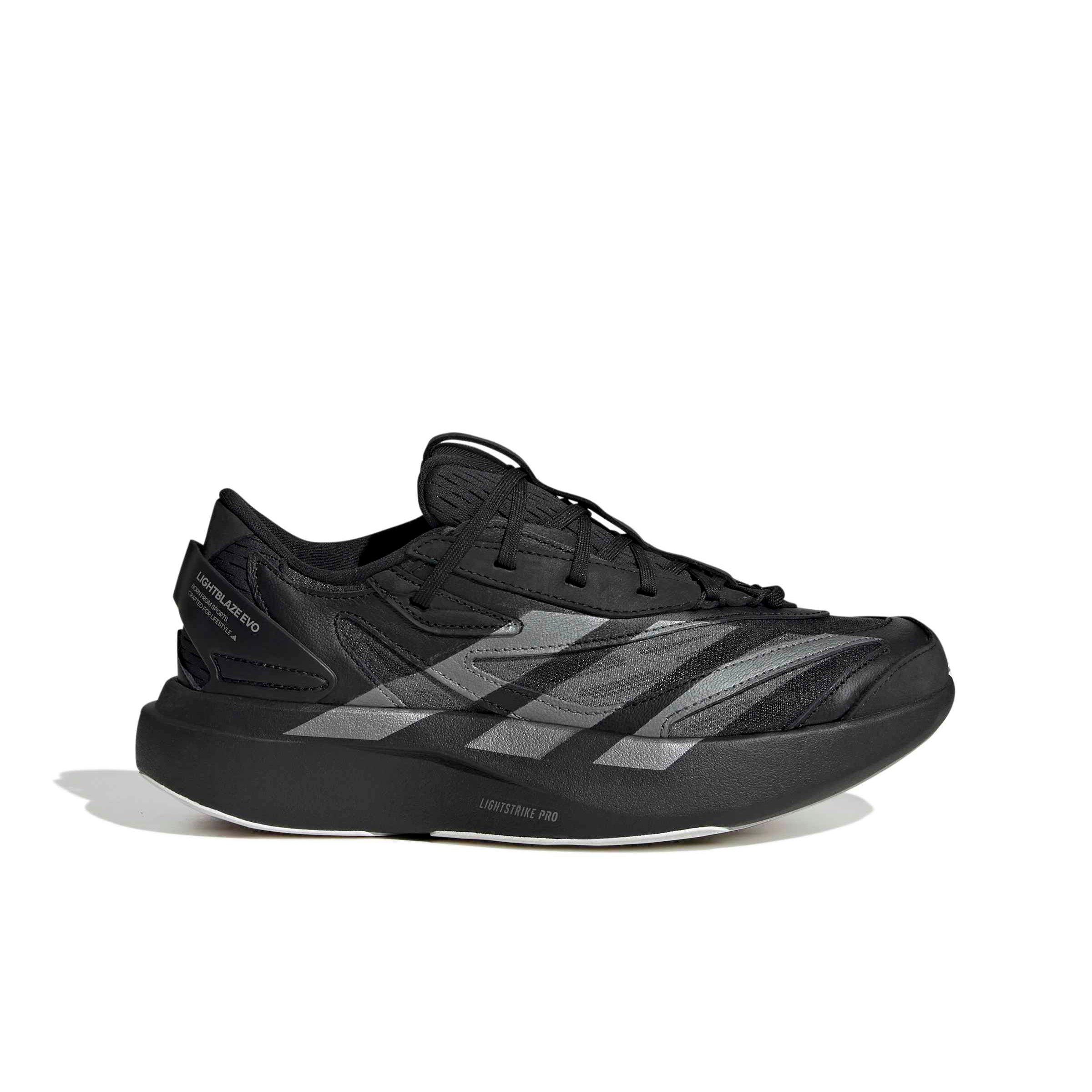 adidas Lightblaze Evo SL "Core Black/Iron Metallic/Ftwr White" Women's Shoe - BLACK/IRON/WHITE