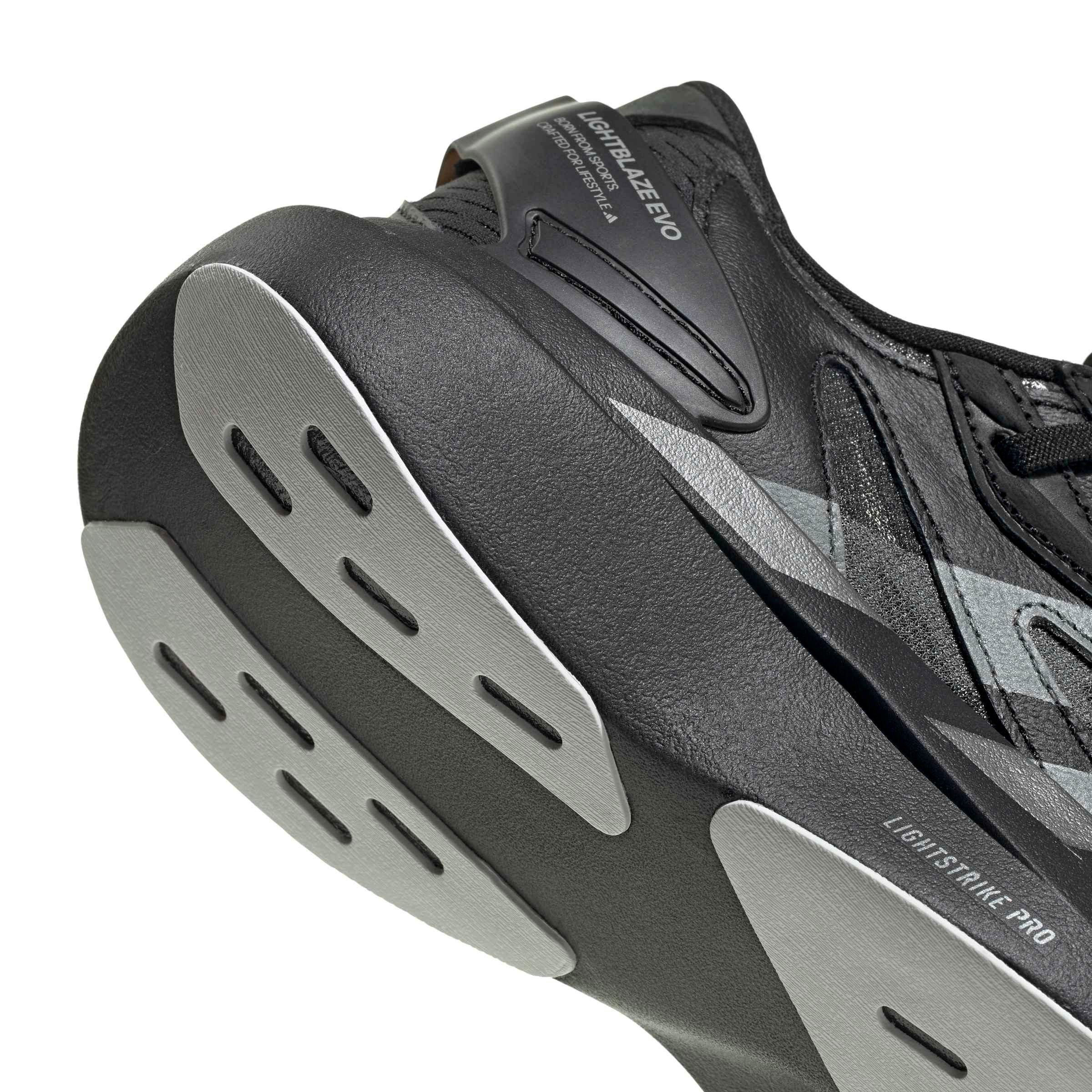 adidas Lightblaze Evo SL "Core Black/Iron Metallic/Ftwr White" Women's Shoe - BLACK/IRON/WHITE