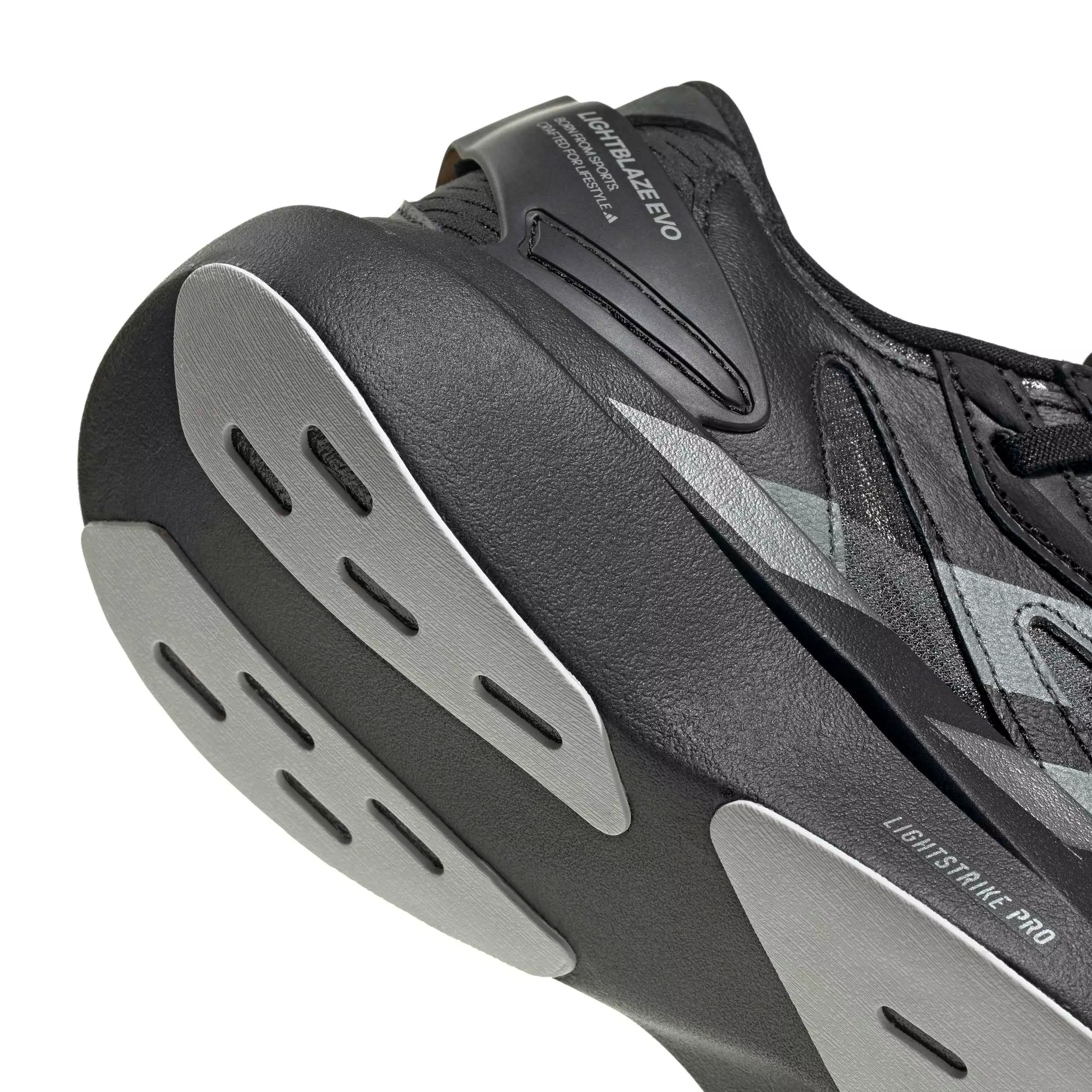 adidas Lightblaze Evo SL "Core Black/Iron Metallic/Ftwr White" Women's Shoe - BLACK/IRON/WHITE