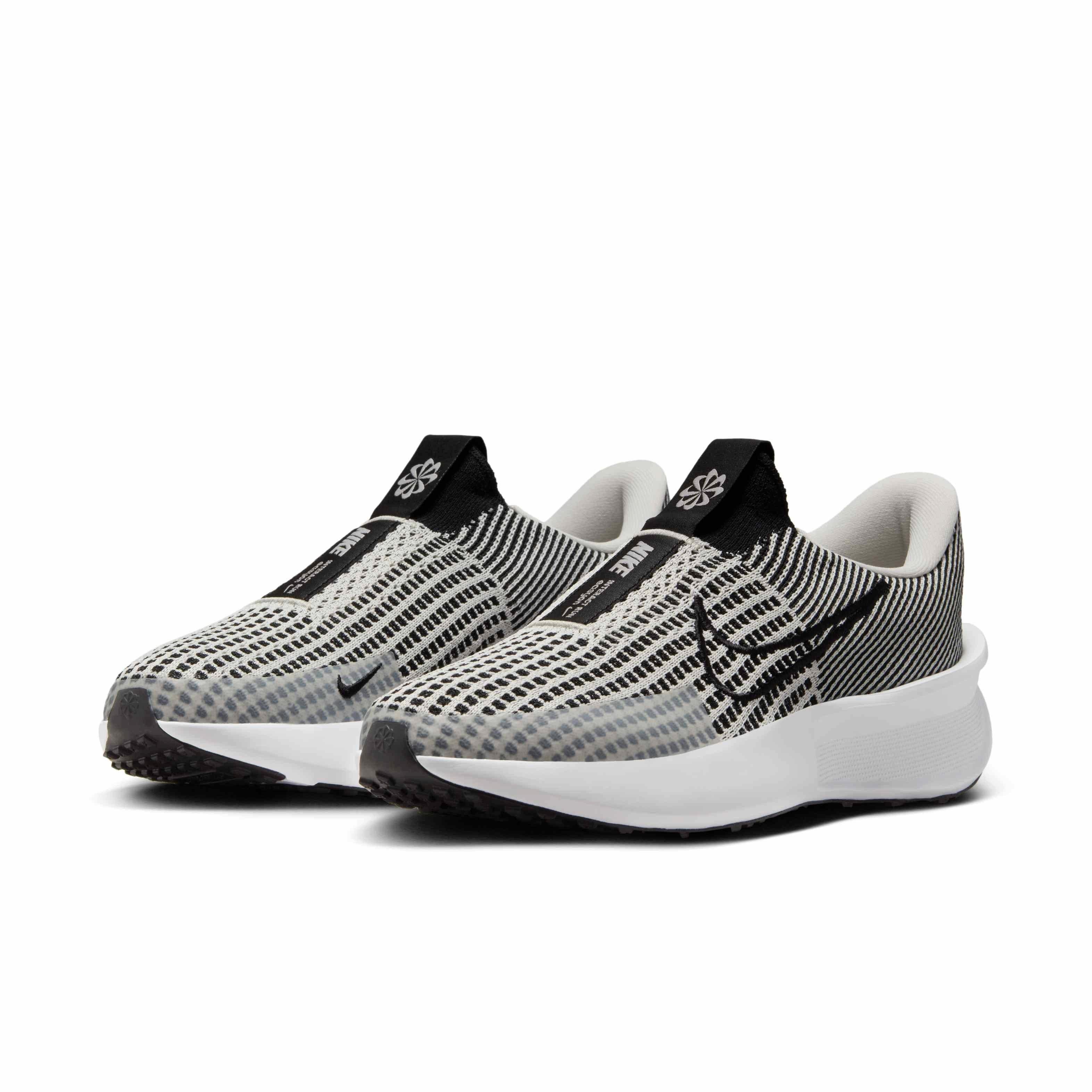 Nike Interact Run EasyOn "Light Bone/White/Black" Women's Running Shoe - LT BONE/WHITE/BLACK Thumbnail View 3