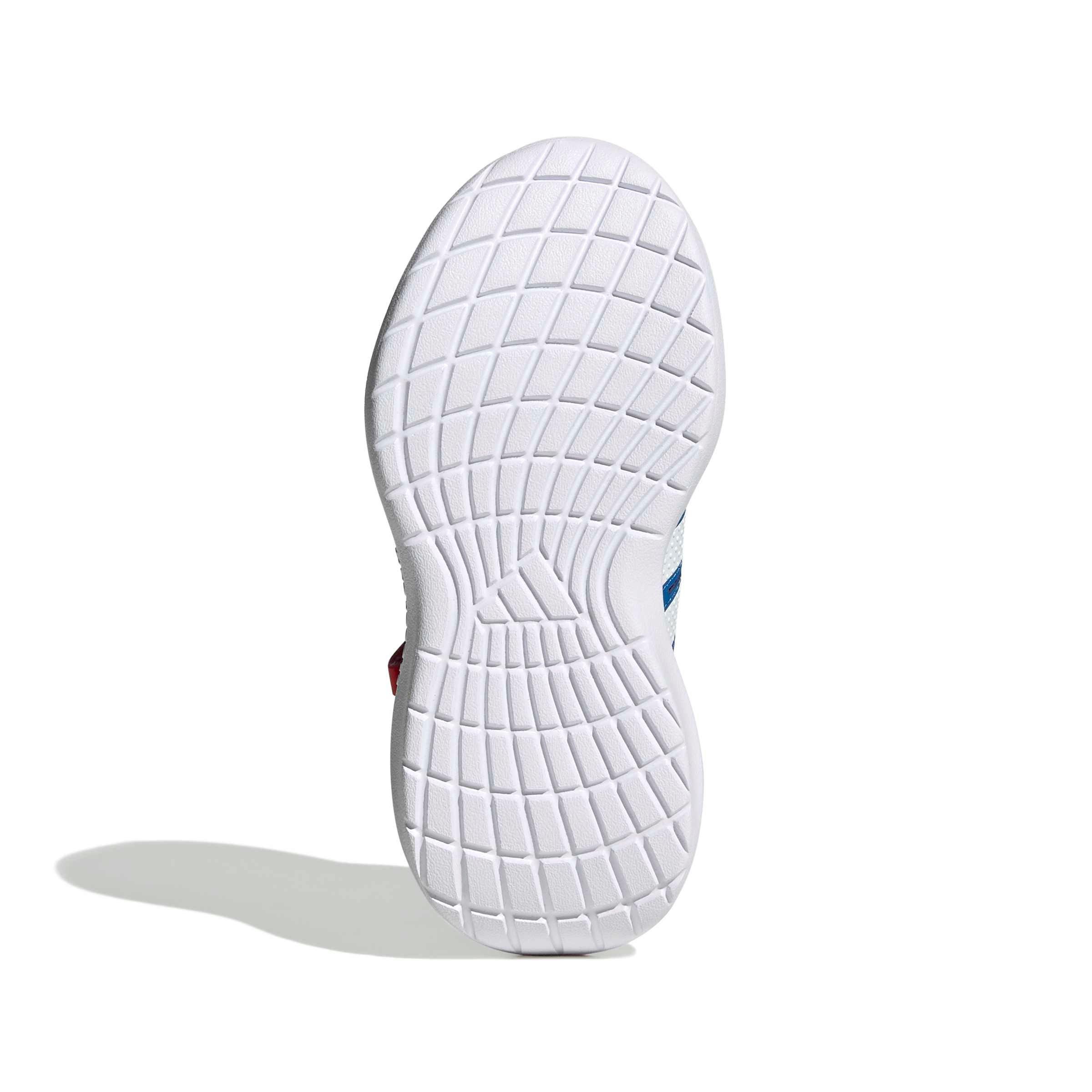 adidas Marvel Lightorama Spider-Man "Better Scarlet/Ftwr White/Bright Royal" Preschool Boys' Shoe - SCARLET/WHITE/ROYAL Thumbnail View 6