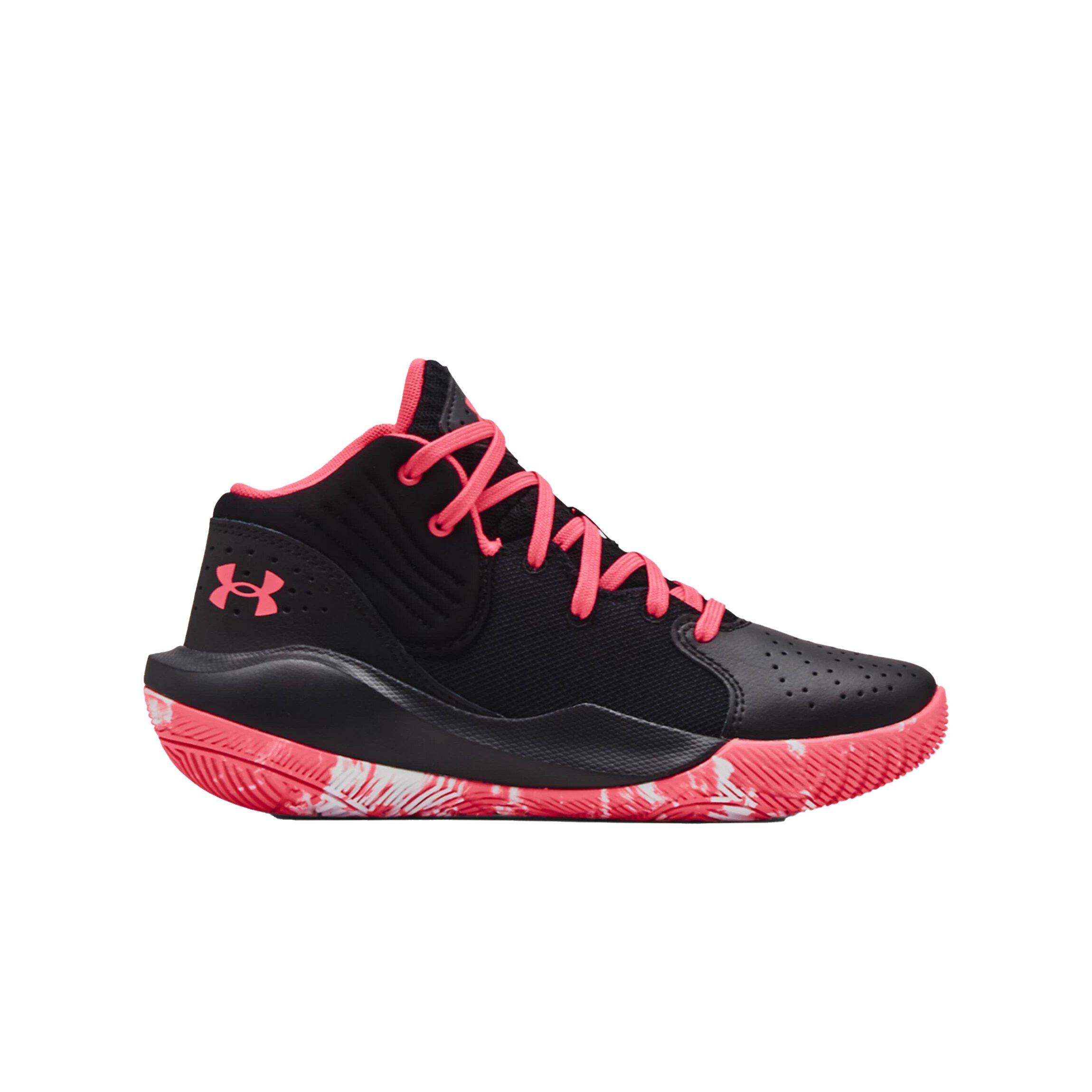 Pink and black under armour basketball shoes sale