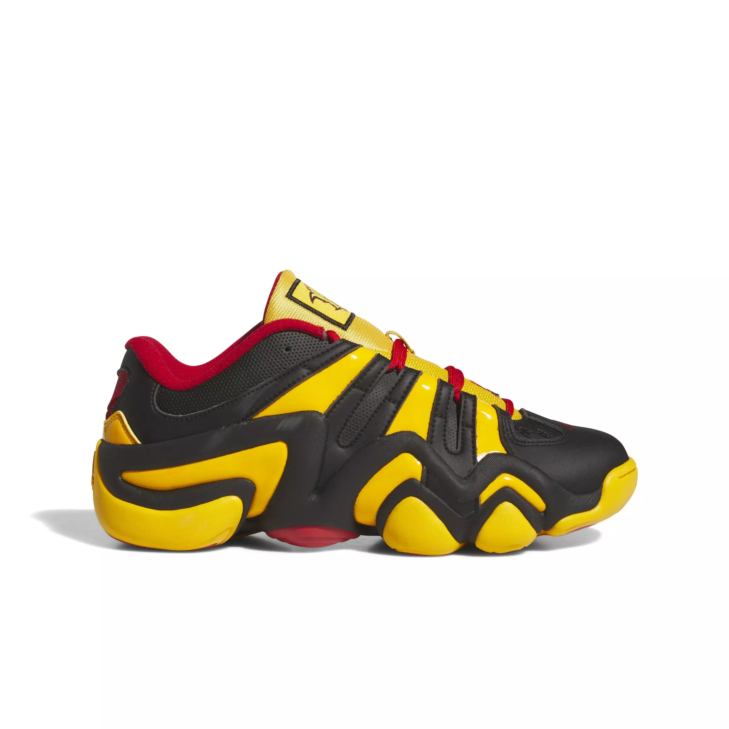 adidas Originals Crazy 8 "Core Black/Team Colleg Gold 2/Team Power Red 2" Unisex Shoe - BLACK/GOLD/RED