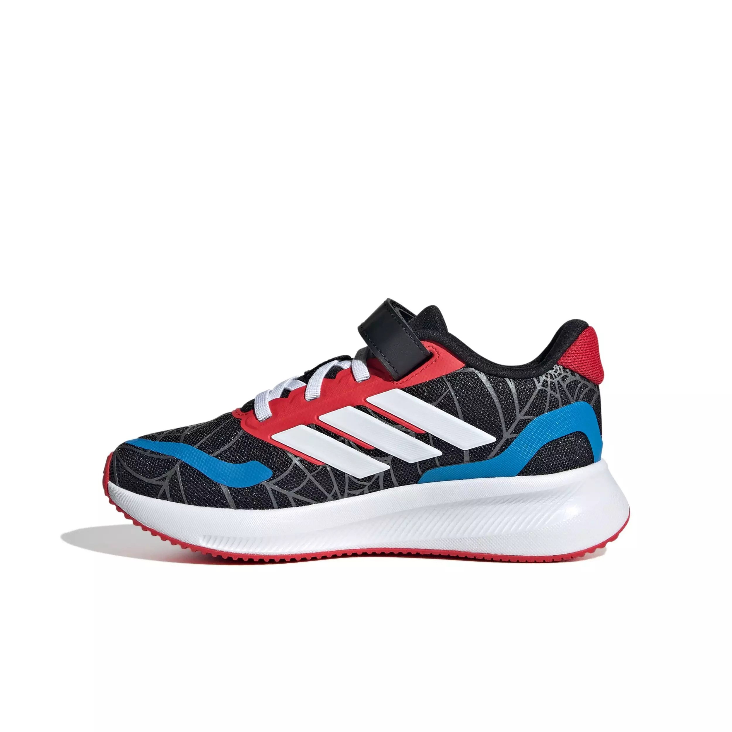 adidas Marvel Spider-Man Runfalcon "Core Black/Ftwr White/Pure Ruby" Preschool Boys' Running Shoe - BLACK/WHITE/RUBY