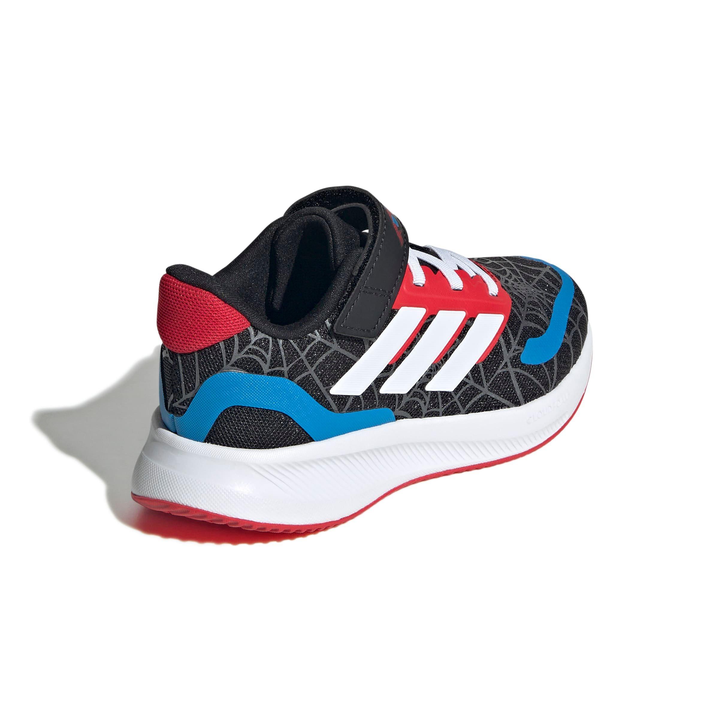 adidas Marvel Spider-Man Runfalcon Preschool Boys' "Core Black/Ftwr White/Pure Ruby" Running Shoe