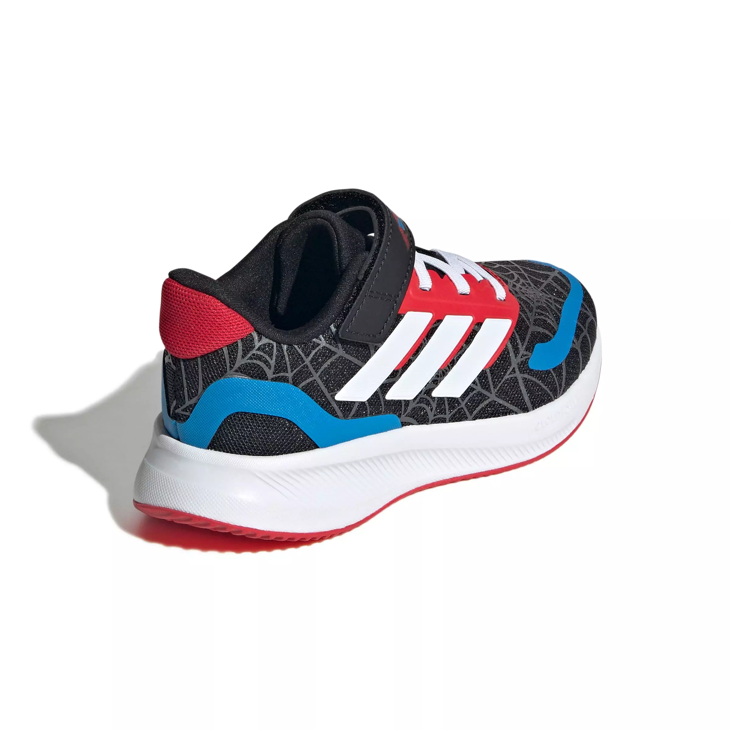 adidas Marvel Spider-Man Runfalcon "Core Black/Ftwr White/Pure Ruby" Preschool Boys' Running Shoe - BLACK/WHITE/RUBY