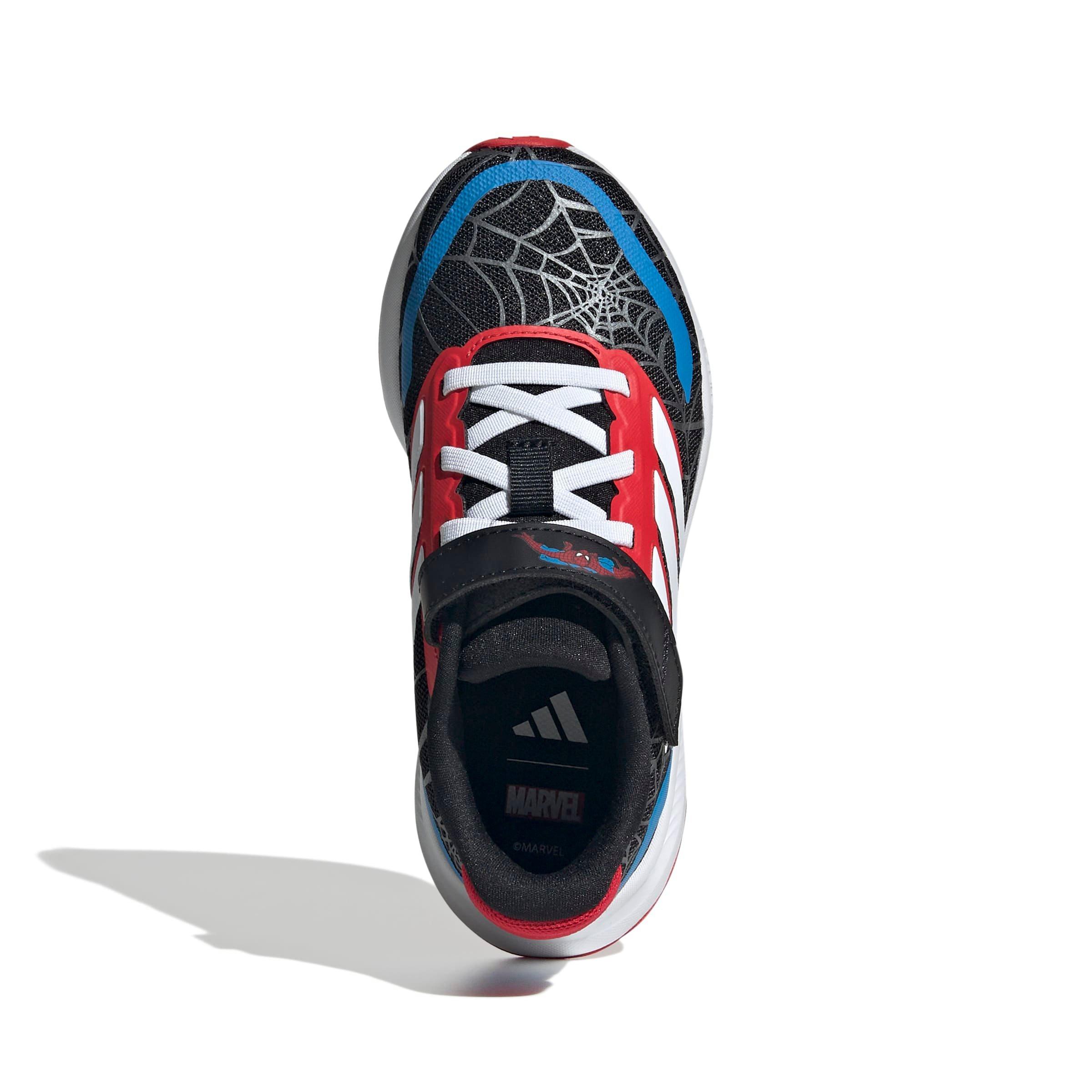 adidas Marvel Spider-Man Runfalcon Preschool Boys' "Core Black/Ftwr White/Pure Ruby" Running Shoe