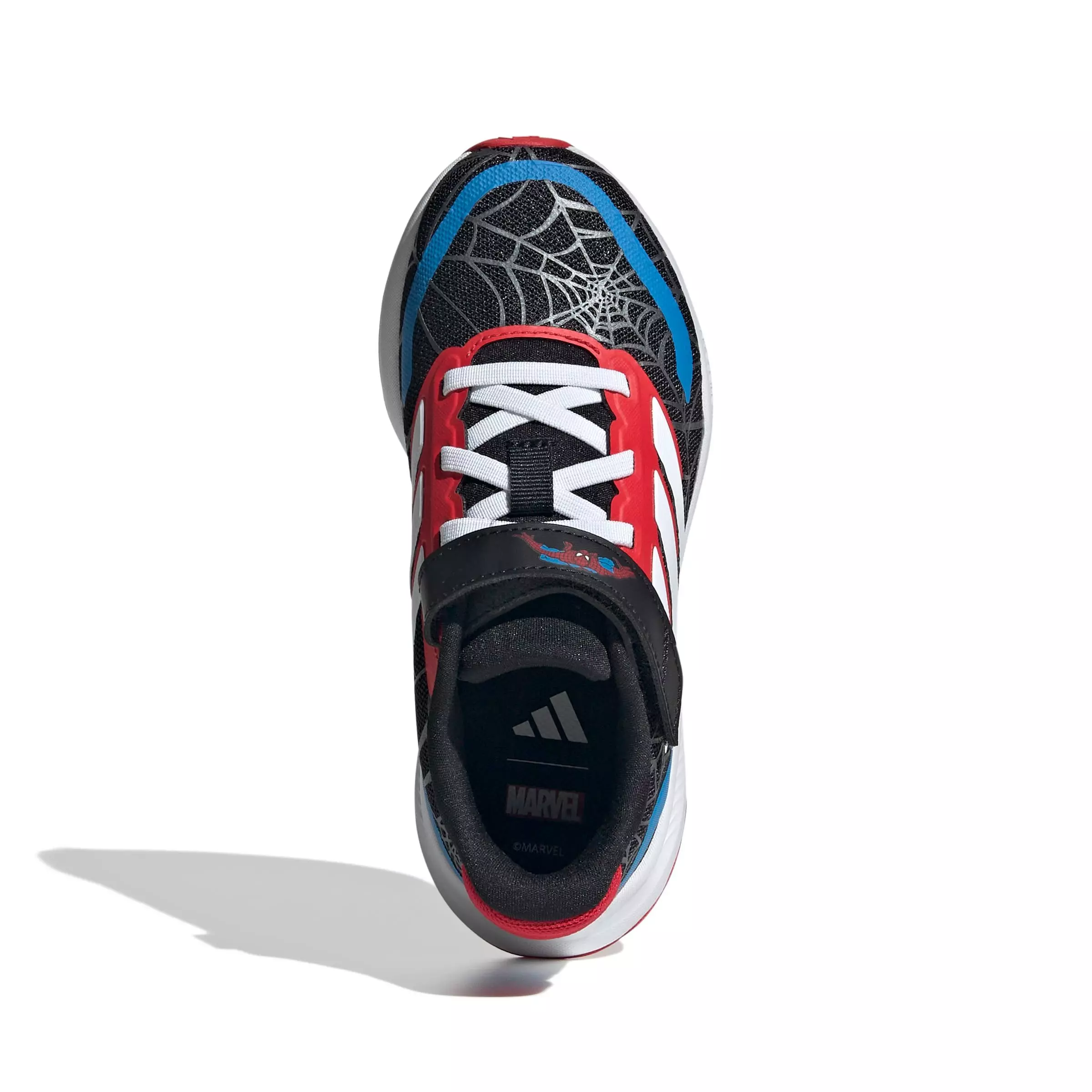 adidas Marvel Spider-Man Runfalcon "Core Black/Ftwr White/Pure Ruby" Preschool Boys' Running Shoe - BLACK/WHITE/RUBY