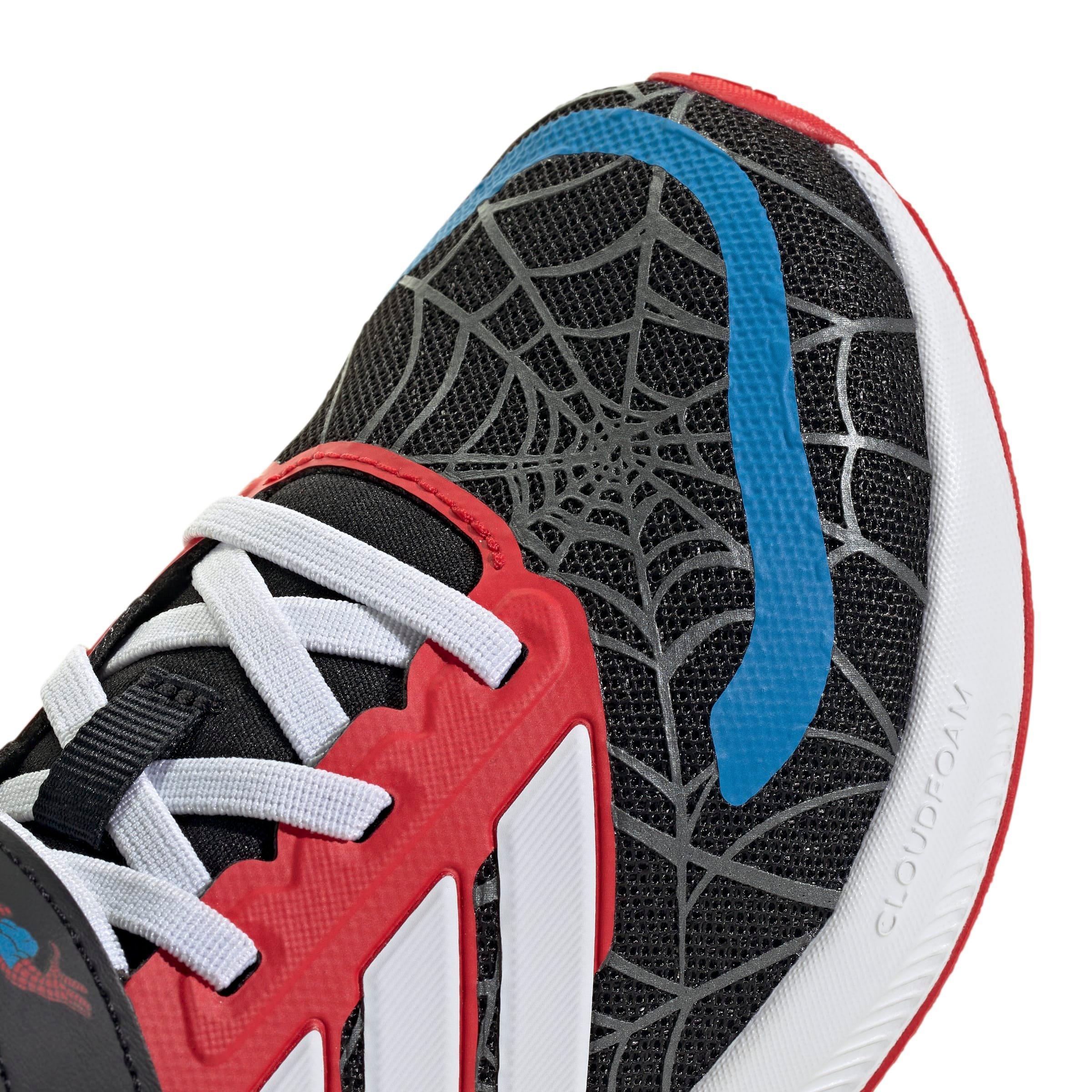 adidas Marvel Spider-Man Runfalcon Preschool Boys' "Core Black/Ftwr White/Pure Ruby" Running Shoe