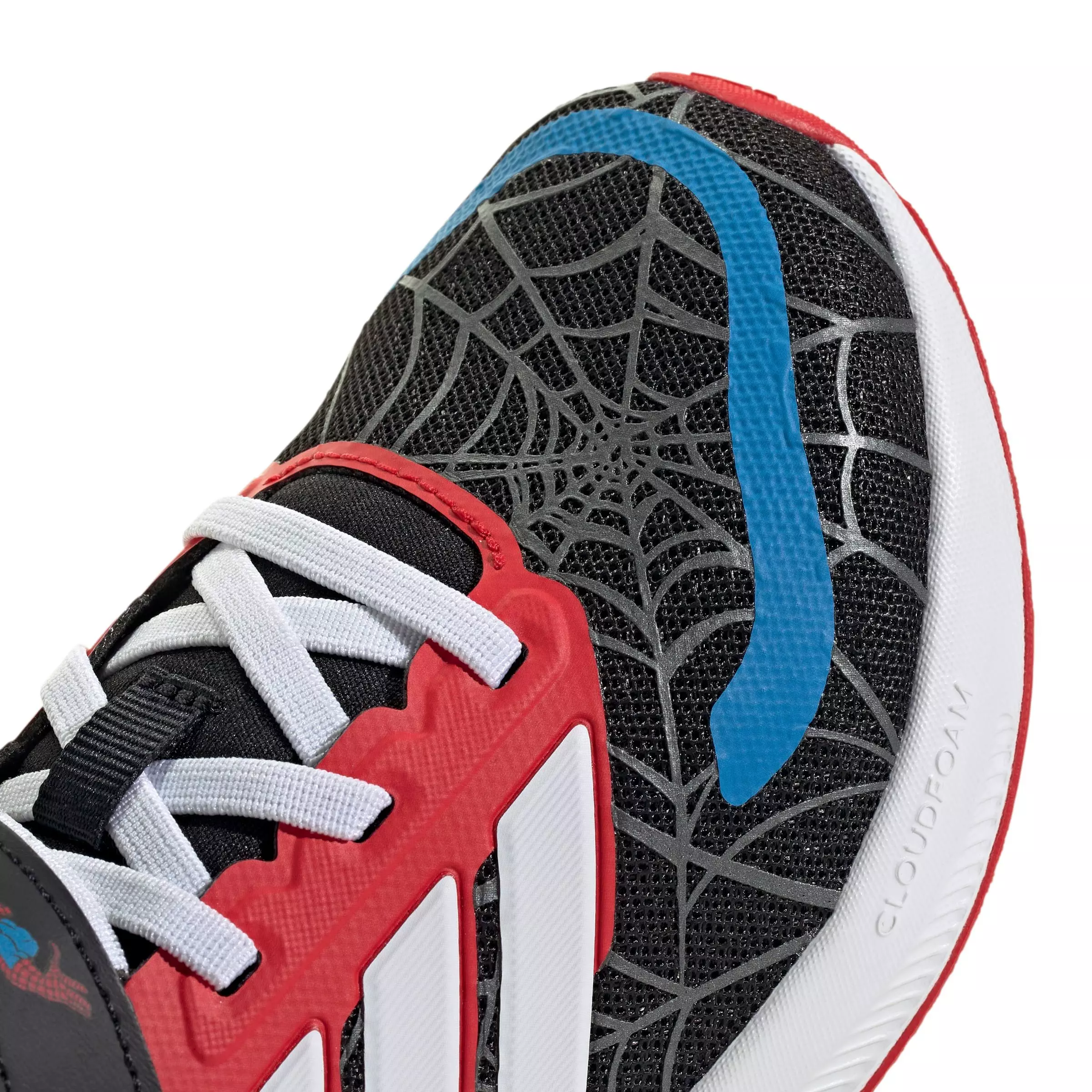 adidas Marvel Spider-Man Runfalcon "Core Black/Ftwr White/Pure Ruby" Preschool Boys' Running Shoe - BLACK/WHITE/RUBY