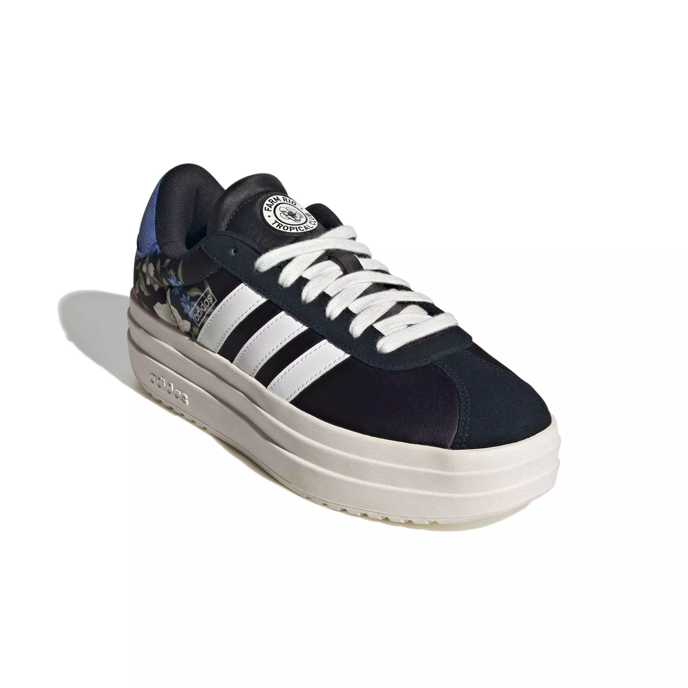 adidas VL Court Bold "Core Black/Core White/Off White" Women's Shoe - BLACK/WHITE/OFF WHITE