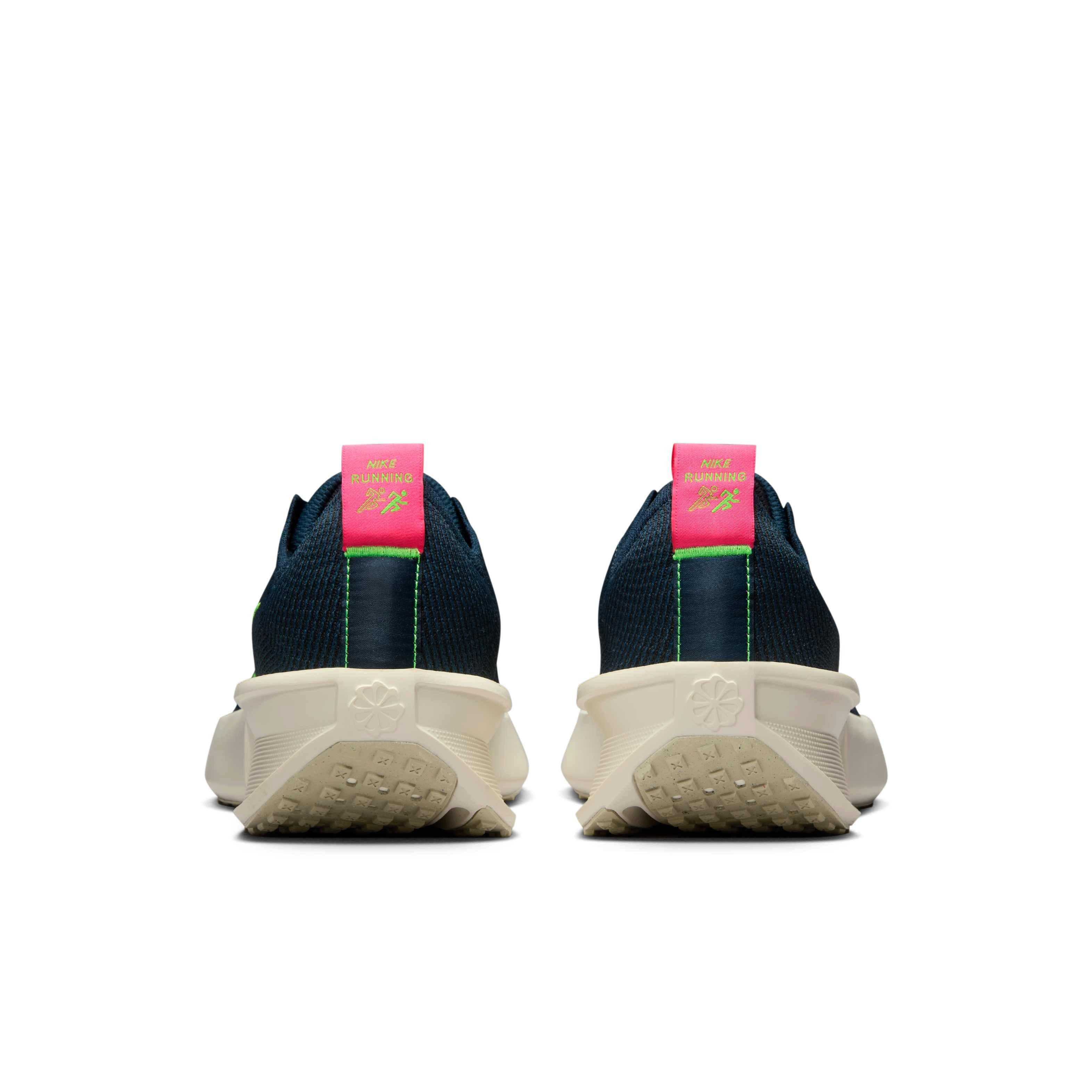 Nike Interact Run "Armory Navy/Hyper Pink/Pale Ivory/Green Strike" Women's Running Shoe - NAVY/PINK/IVORY/GREEN Thumbnail View 5