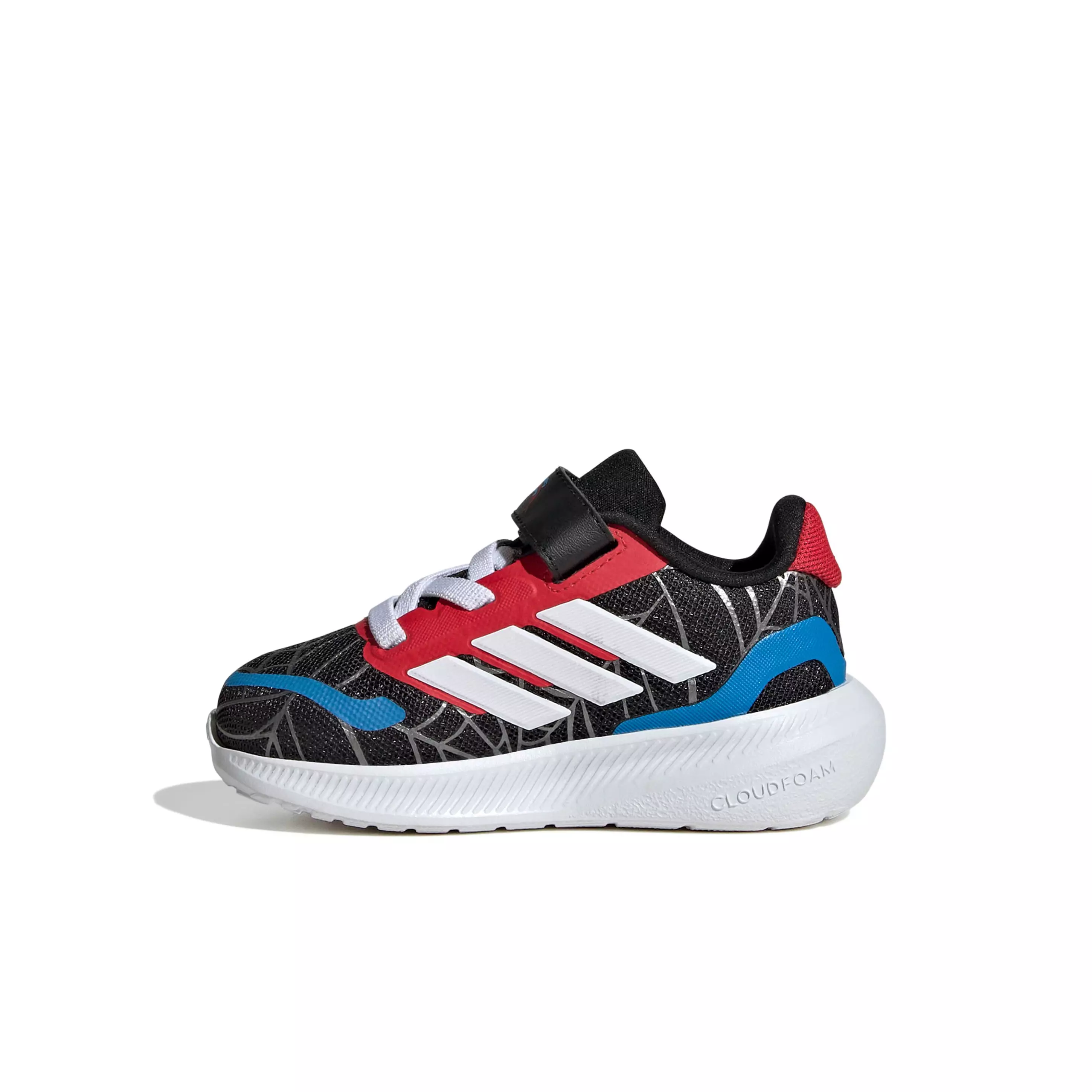 adidas Marvel Spider-Man Runfalcon "Core Black/Ftwr White/Pure Ruby" Infant Boys' Running Shoe - BLACK/WHITE/RUBY