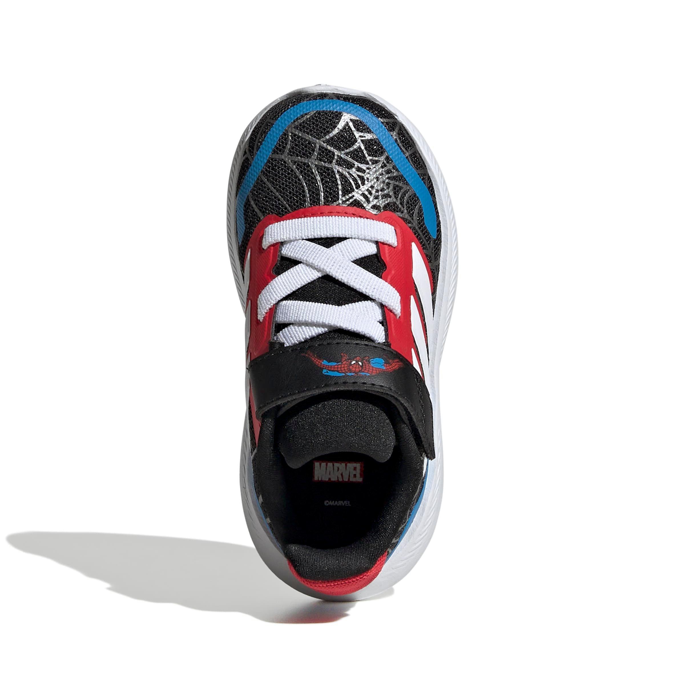 adidas Marvel Spider-Man Runfalcon Infant Boys' "Core Black/Ftwr White/Pure Ruby" Running Shoe